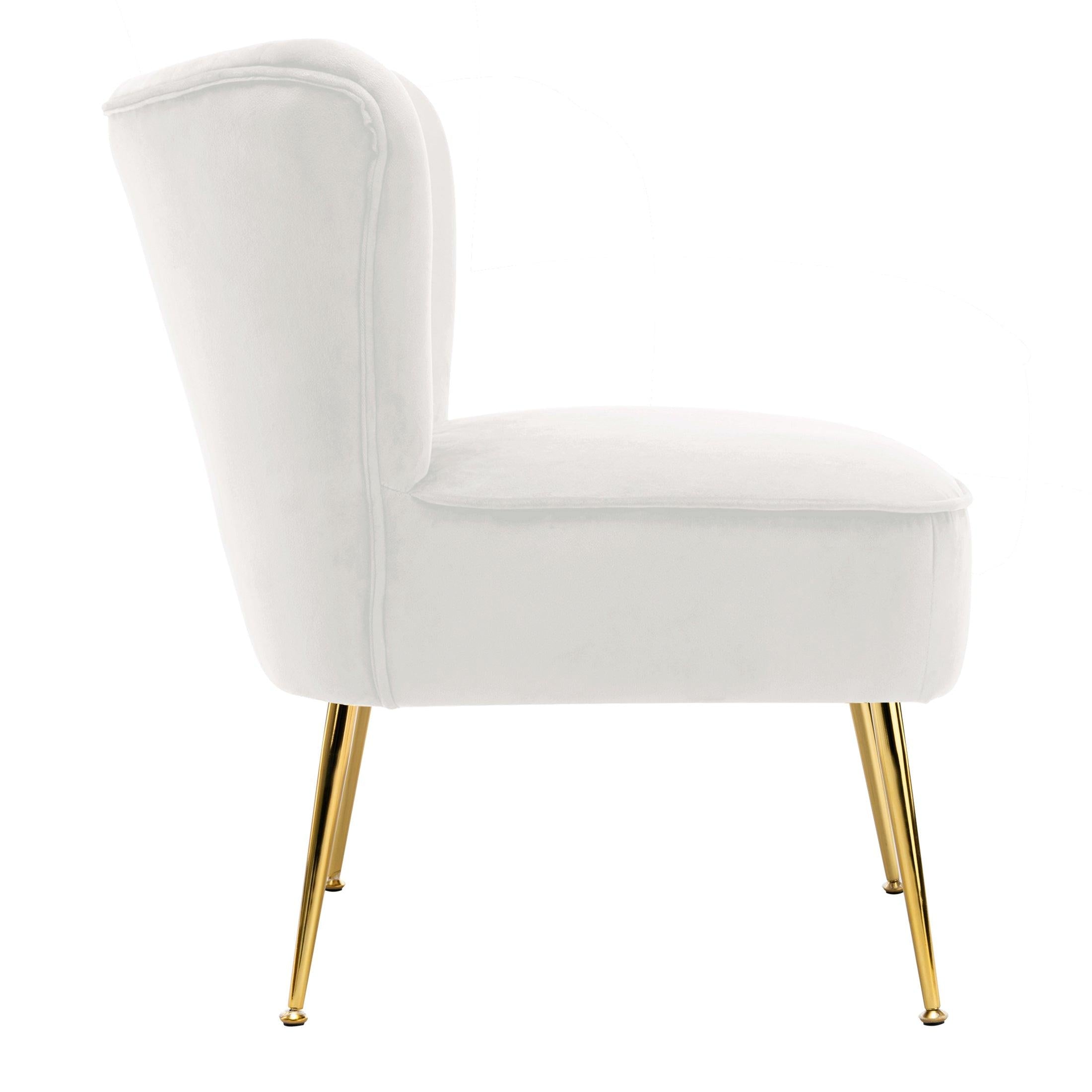 Alaia 25" Wide Tufted Velvet Accent Chair - Costaelm