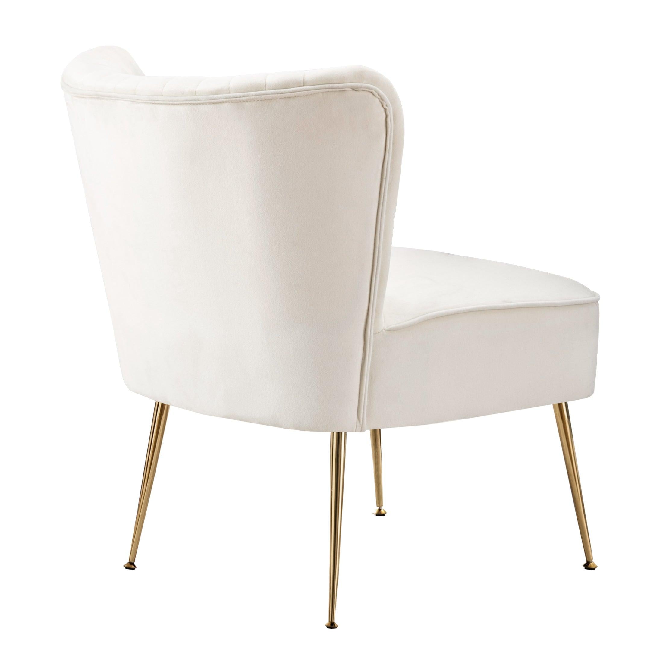 Alaia 25" Wide Tufted Velvet Accent Chair - Costaelm