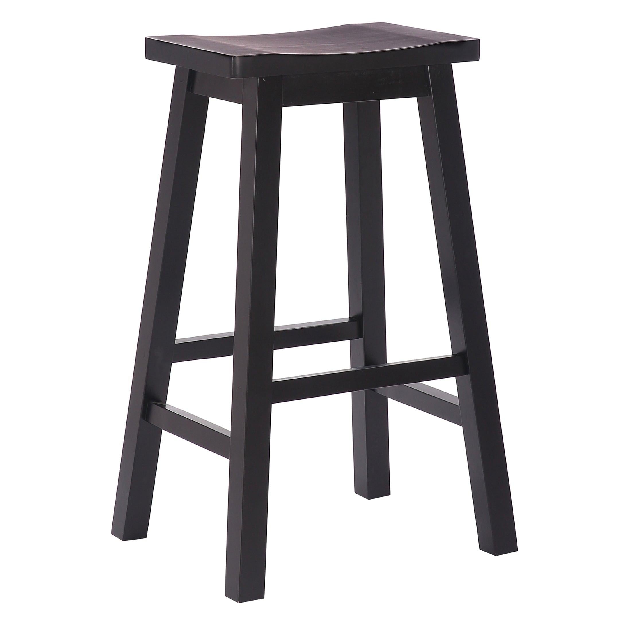 Arman 29" Inch Classic Counter Height Wood Bar Stool - Costaelm