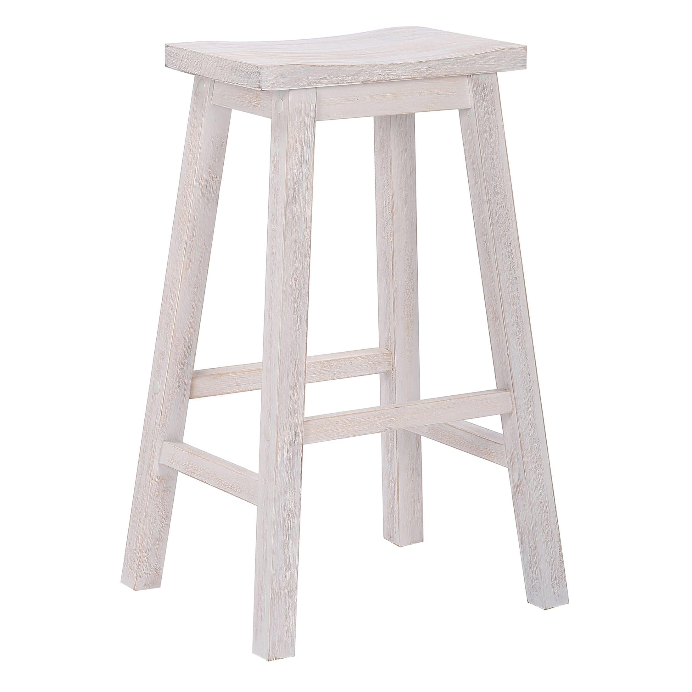 Arman 29" Inch Classic Counter Height Wood Bar Stool (Set of 2) - Costaelm