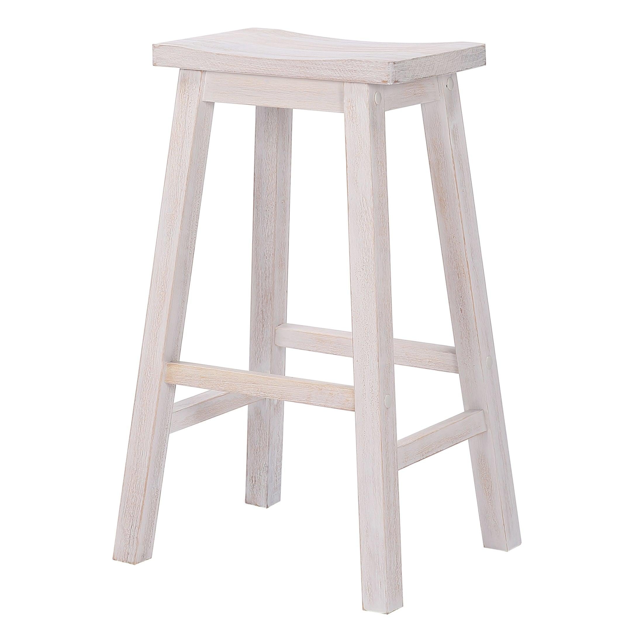 Arman 29" Inch Classic Counter Height Wood Bar Stool (Set of 2) - Costaelm