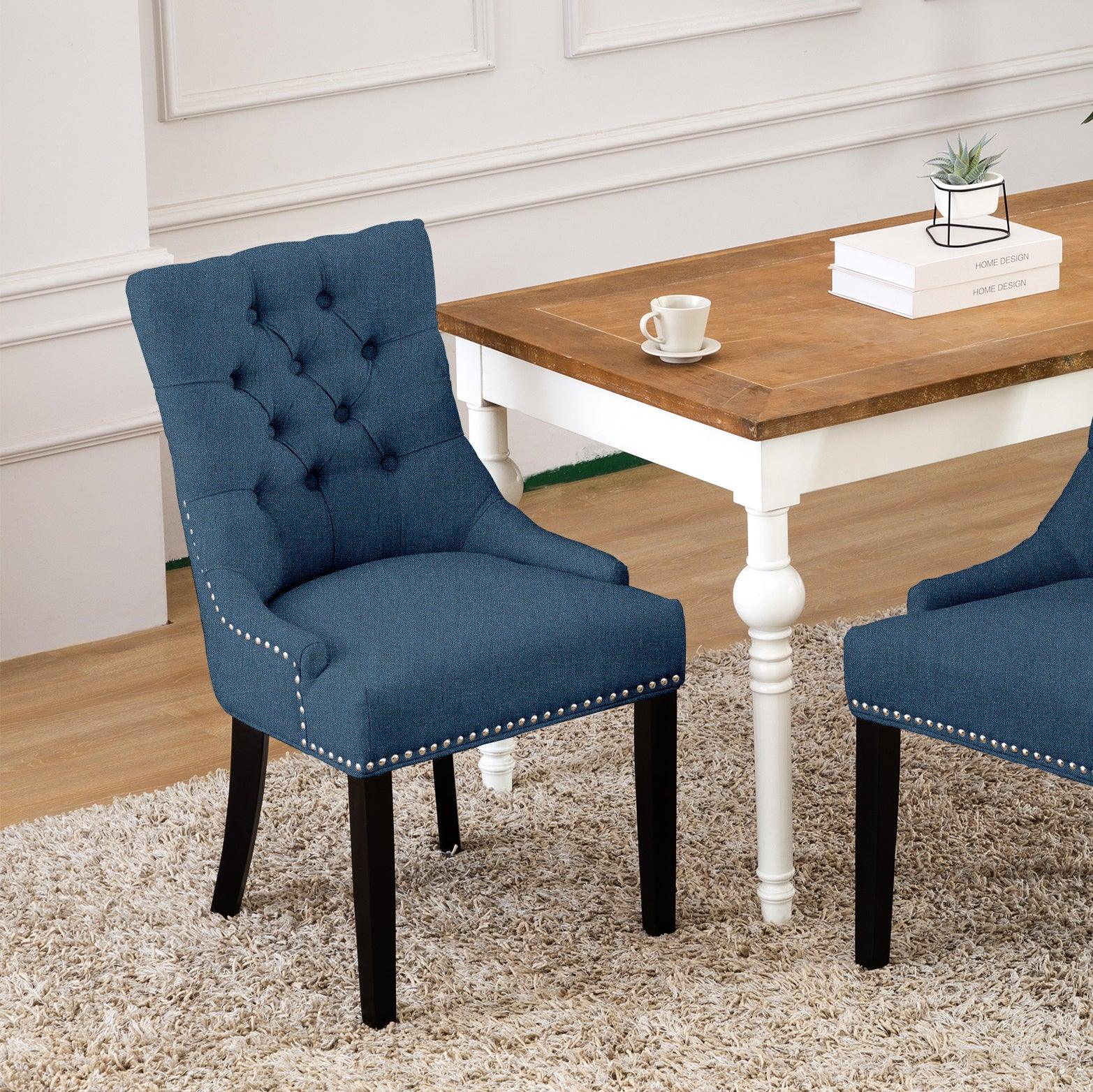 Bellmount Upholstered Wingback Tufted Dining Chair - Costaelm