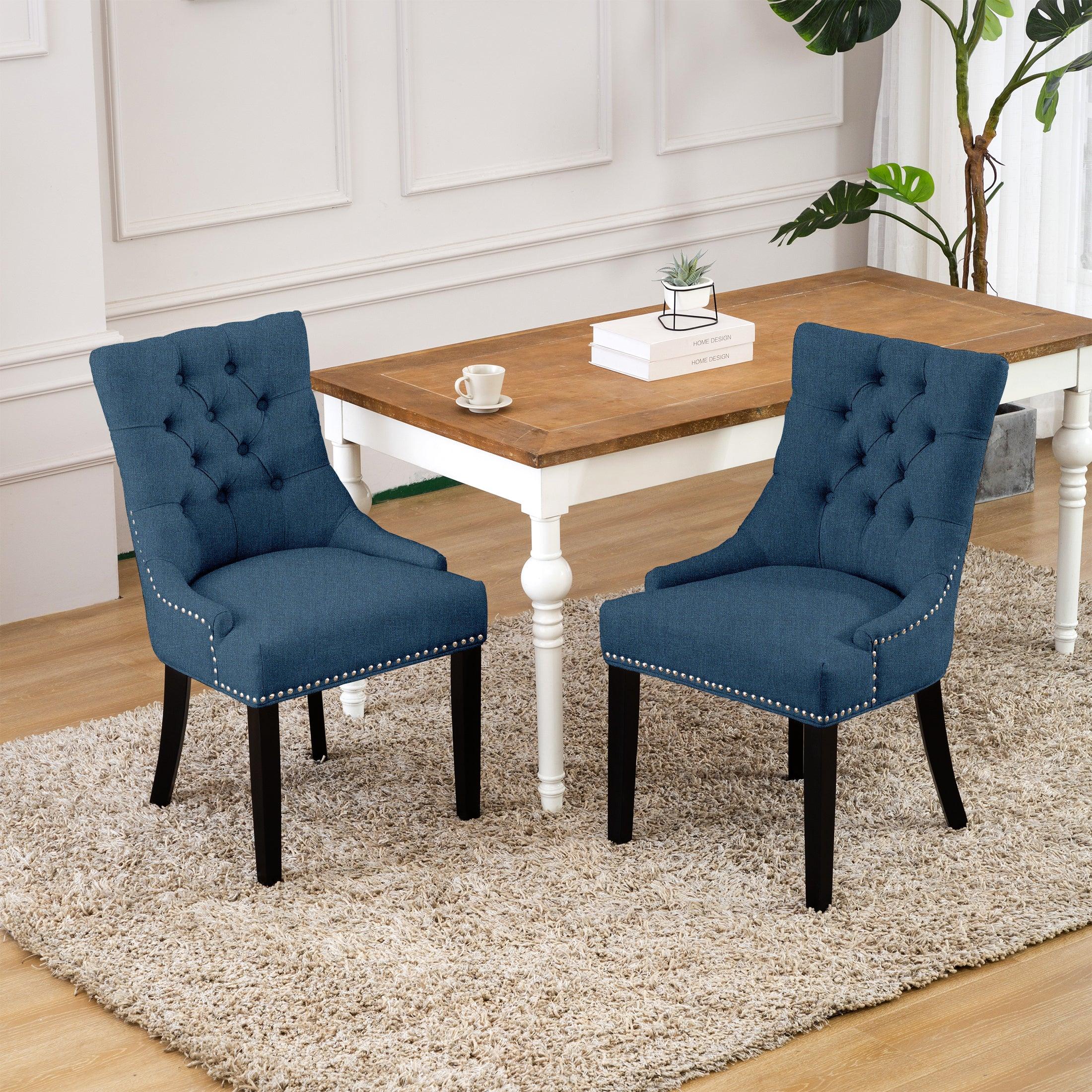 Bellmount Upholstered Wingback Tufted Dining Chair - Costaelm