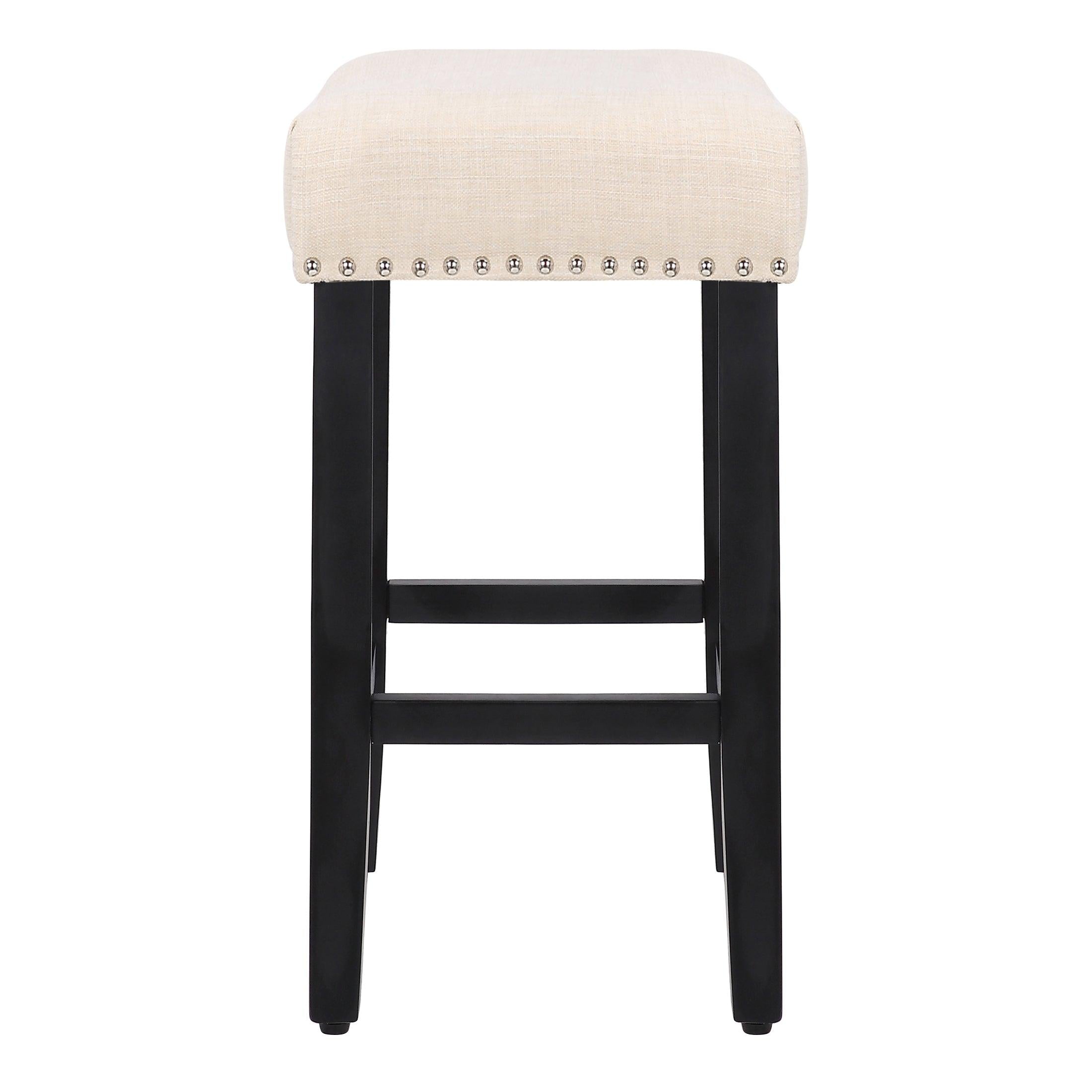 Bulmon 24" inch Upholstered Bar Stools (Set of 2) - Costaelm