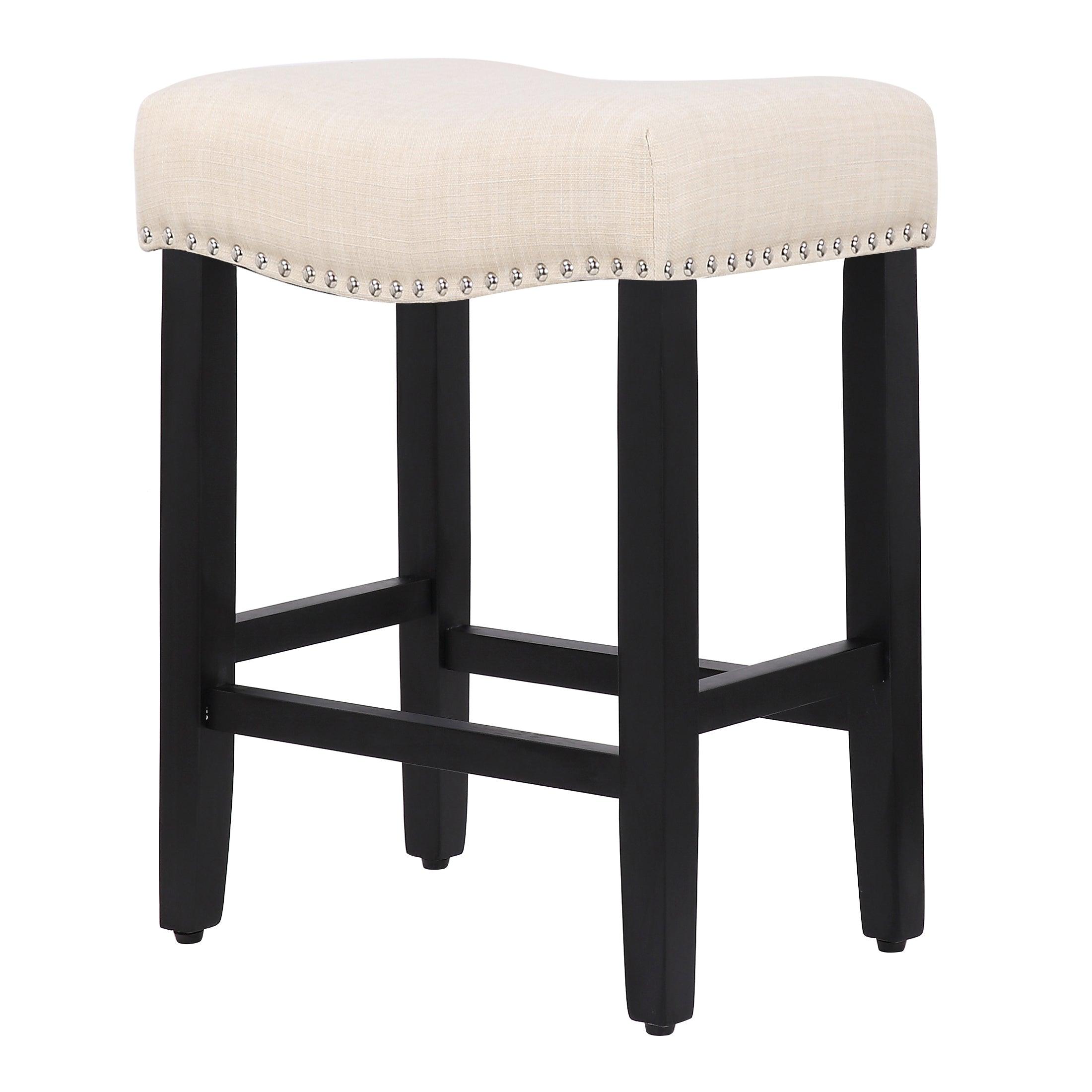 Bulmon 24" inch Upholstered Bar Stools (Set of 2) - Costaelm