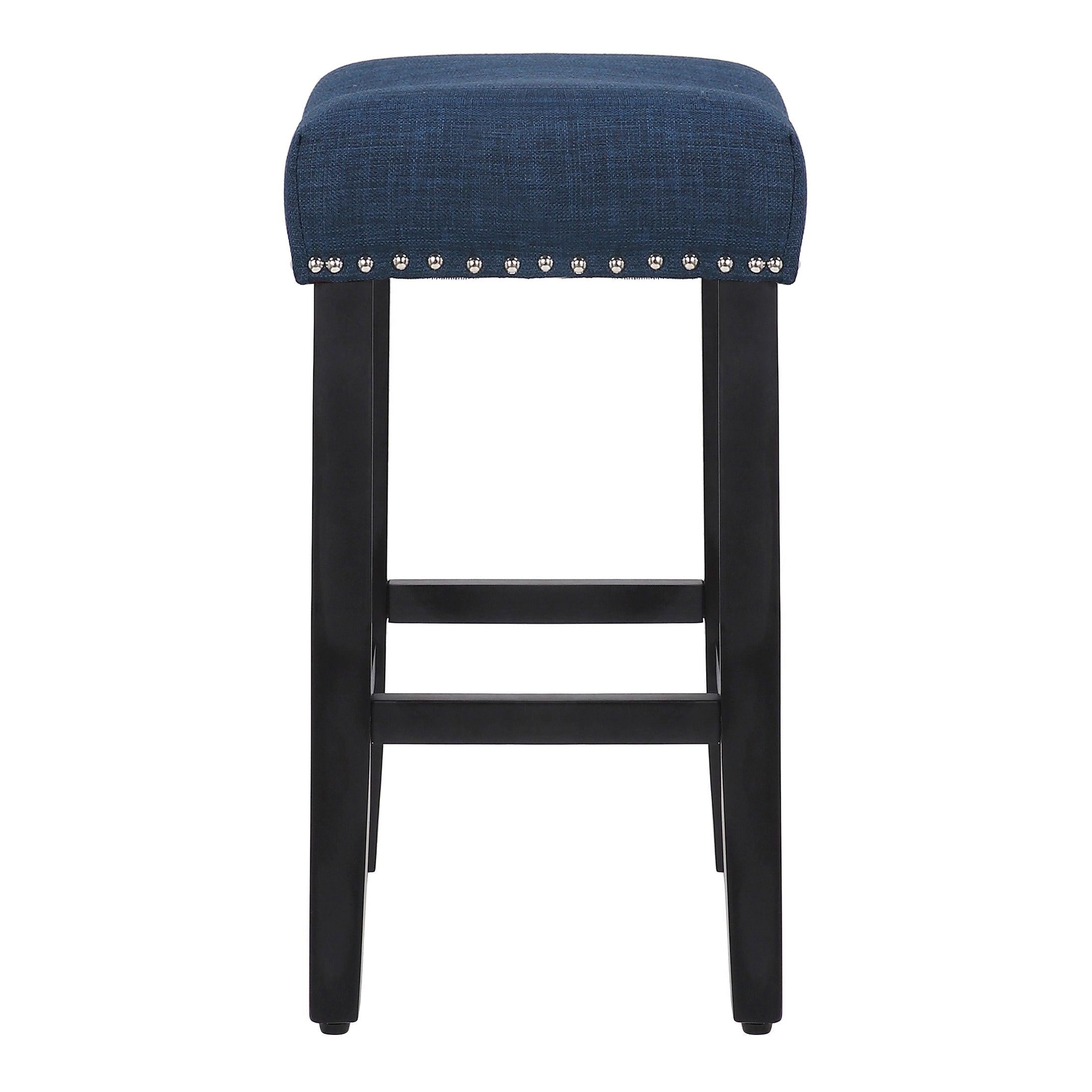 Bulmon 24" inch Upholstered Bar Stools (Set of 2) - Costaelm