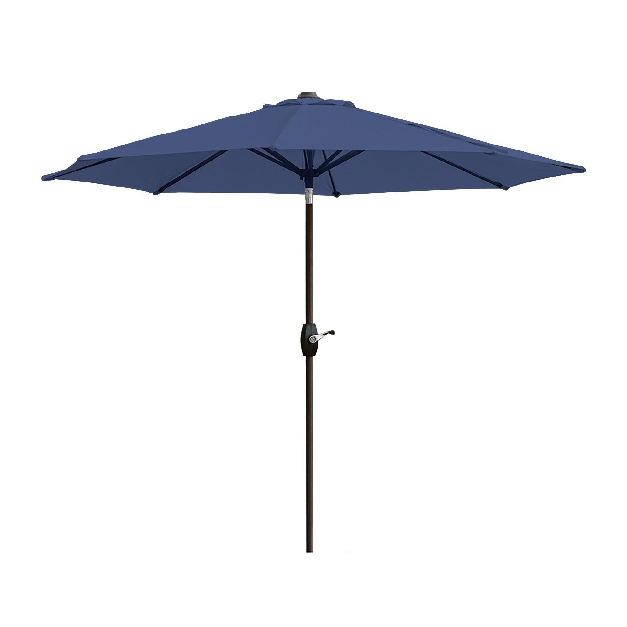 Cabana 9 Ft Patio Umbrella with Bronze Round Base Included - Costaelm