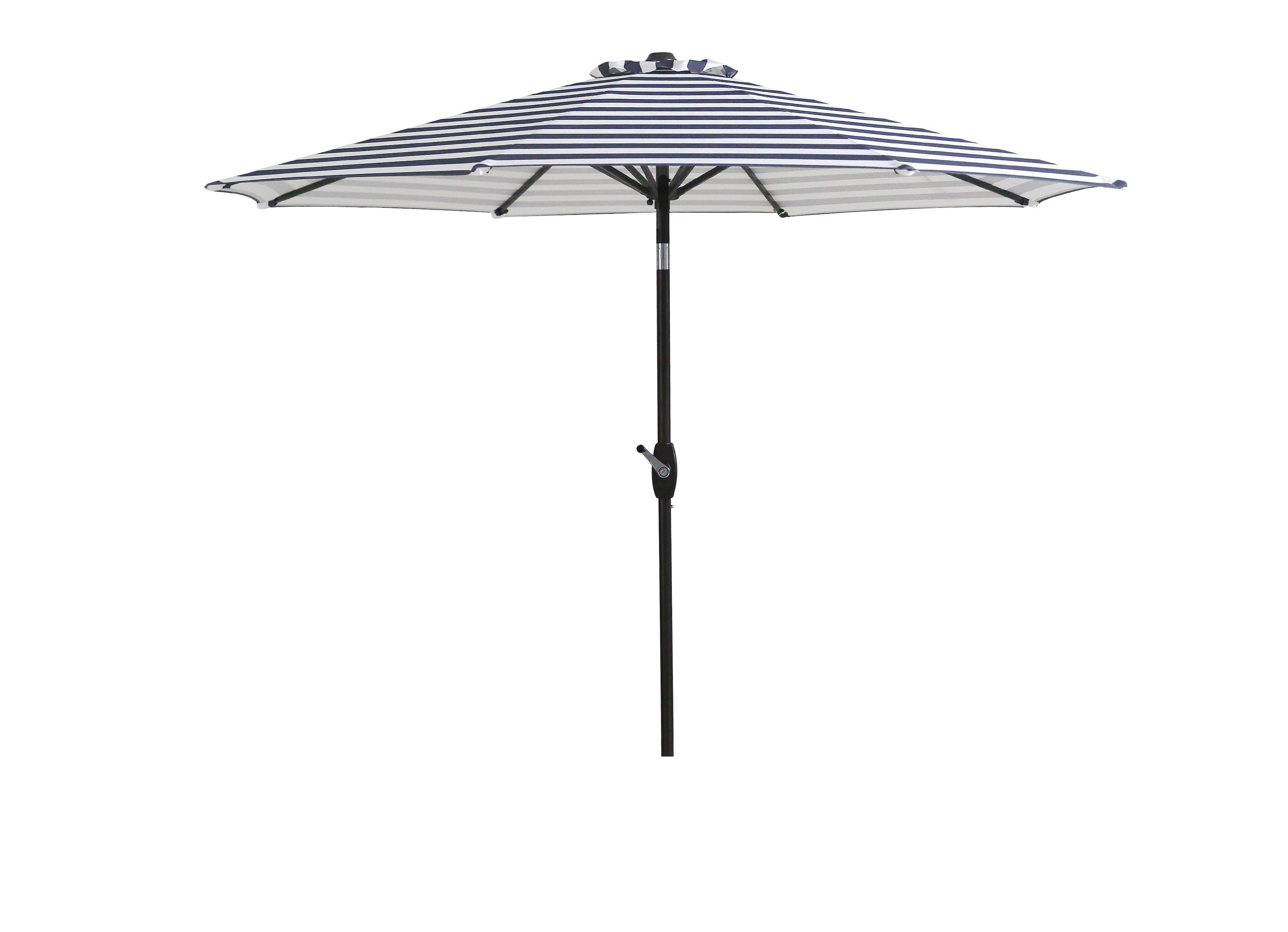 Cabana 9 Ft Patio Umbrella with Bronze Round Base Included - Costaelm