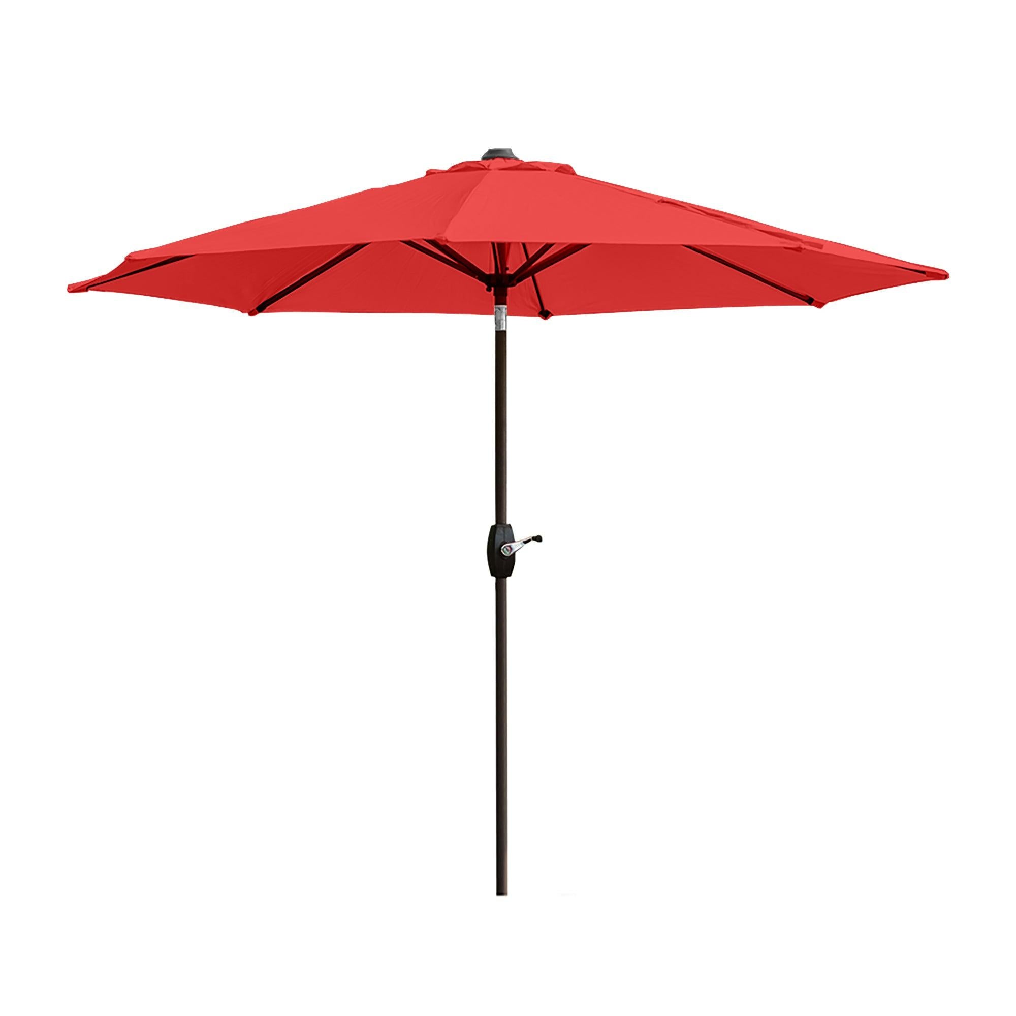 Cabana 9 Ft Patio Umbrella with Bronze Round Base Included - Costaelm