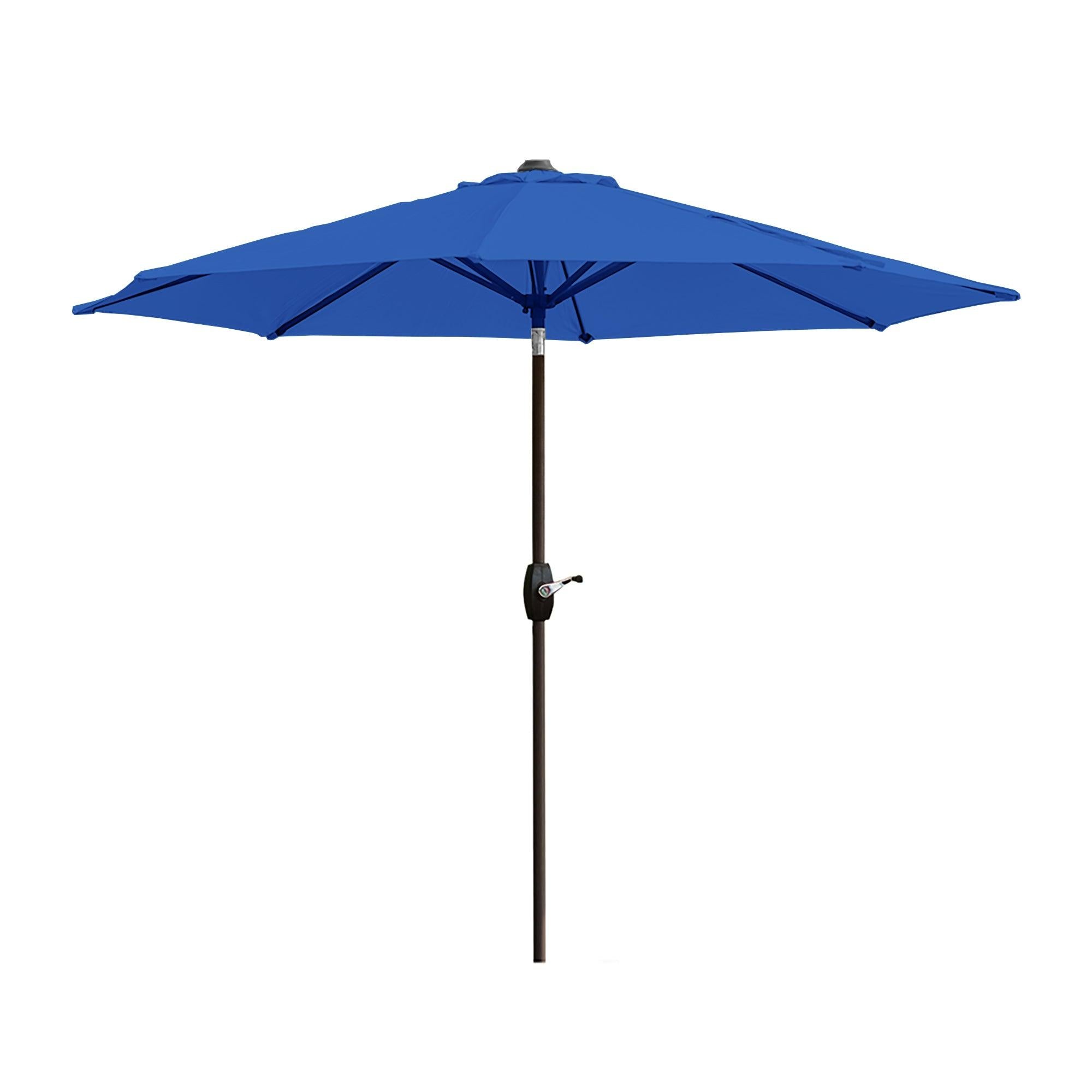 Cabana 9 Ft Patio Umbrella with Bronze Round Base Included - Costaelm