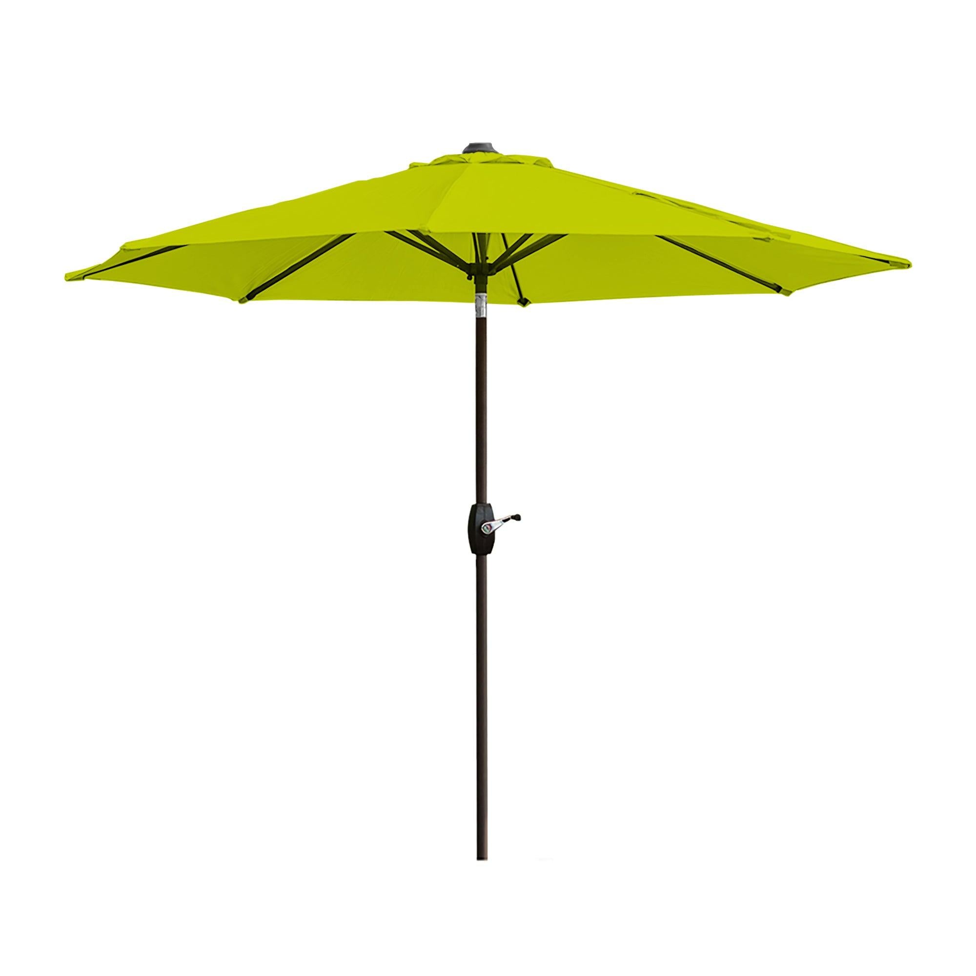 Cabana 9 Ft Patio Umbrella with Round Resin Concrete Base Included - Costaelm