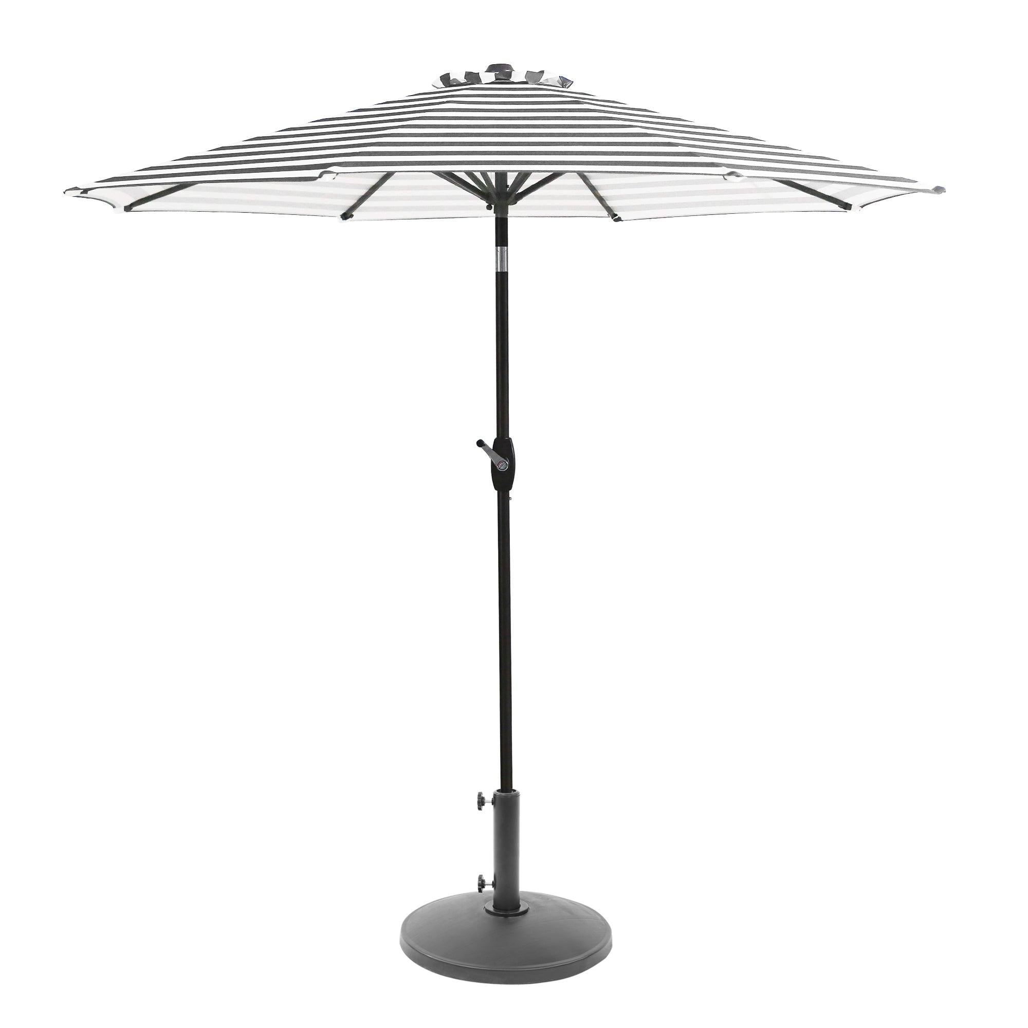 Cabana 9 Ft Patio Umbrella with Round Resin Concrete Base Included - Costaelm