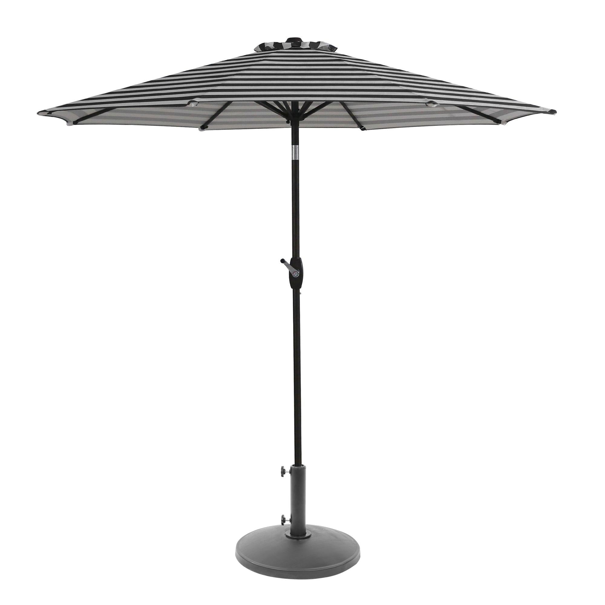 Cabana 9 Ft Patio Umbrella with Round Resin Concrete Base Included - Costaelm