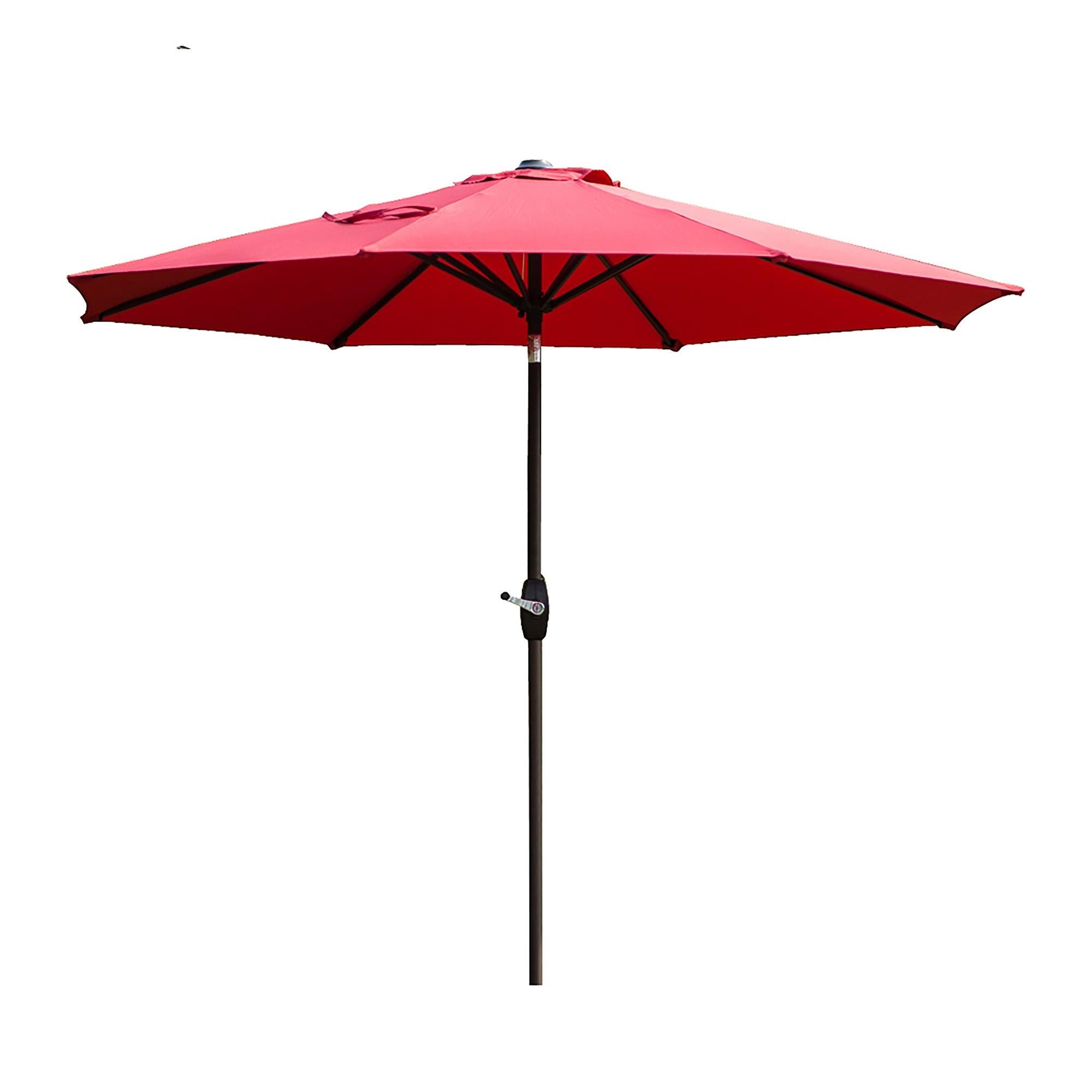 Cabana 9 Ft Patio Umbrella with Round Resin Concrete Base Included - Costaelm