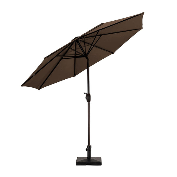 Cabana 9 Ft Patio Umbrella with Square Concrete Base Included - Costaelm