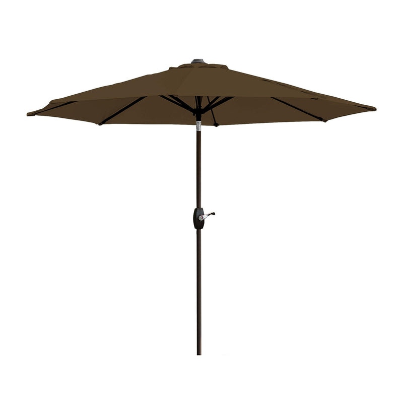 Cabana 9 Ft Patio Umbrella with Square Plastic Base Included - Costaelm