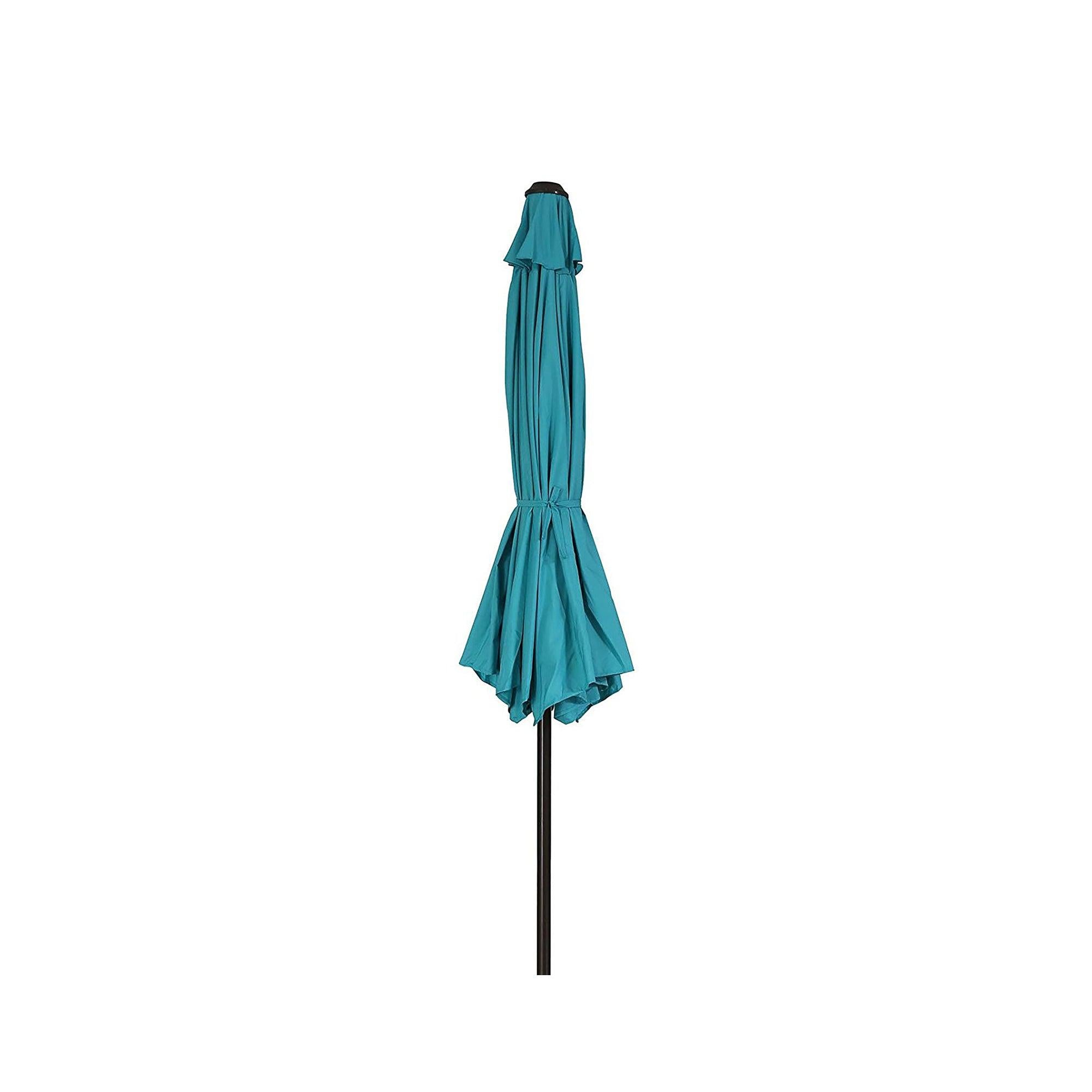 9 Ft Patio Umbrella for Outdoor Shade, Turquoise