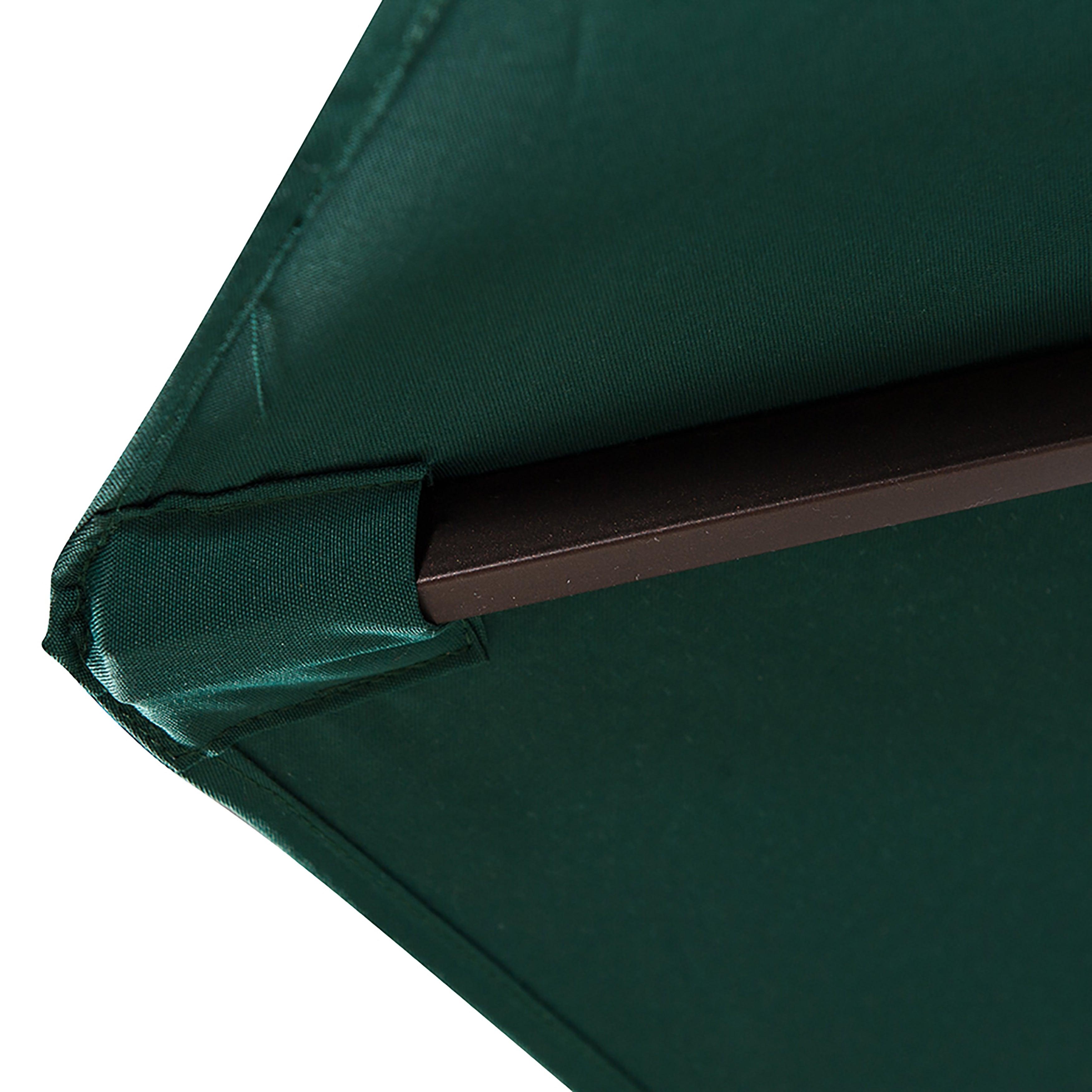 9 Ft Patio Umbrella for Outdoor Shade, Dark Green