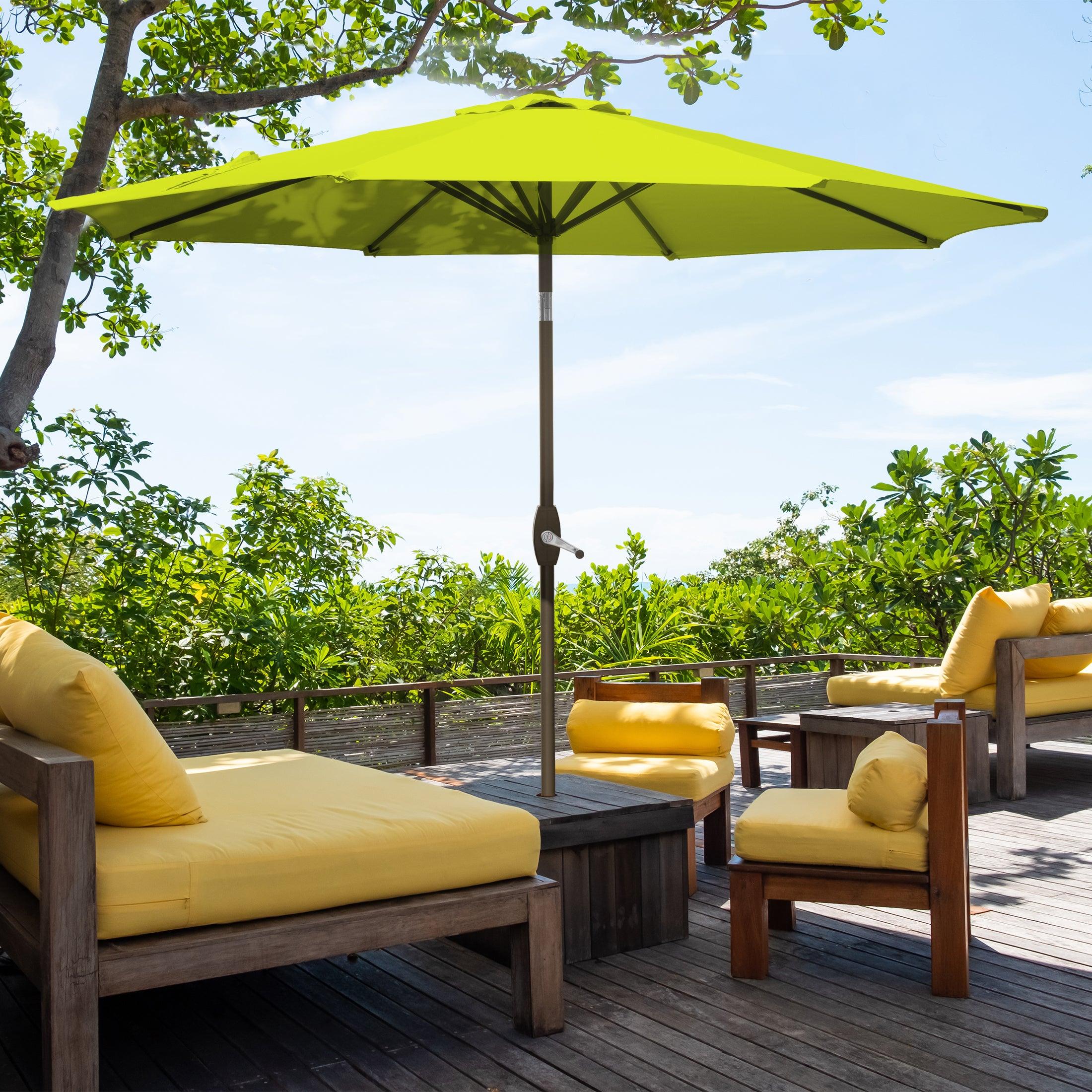 Cabana 9 Ft Patio Umbrella with Tilt & Crank - Costaelm