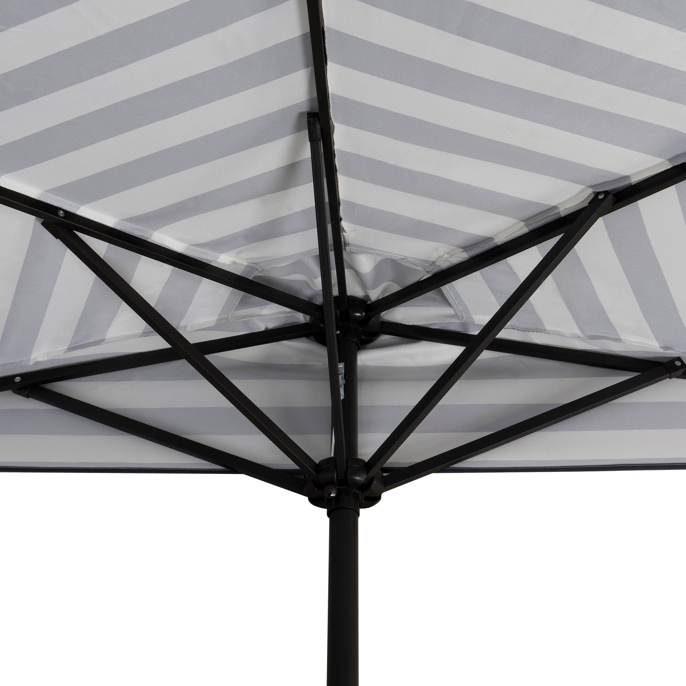 Easton 9 Ft Half Outdoor Patio Umbrella - Costaelm