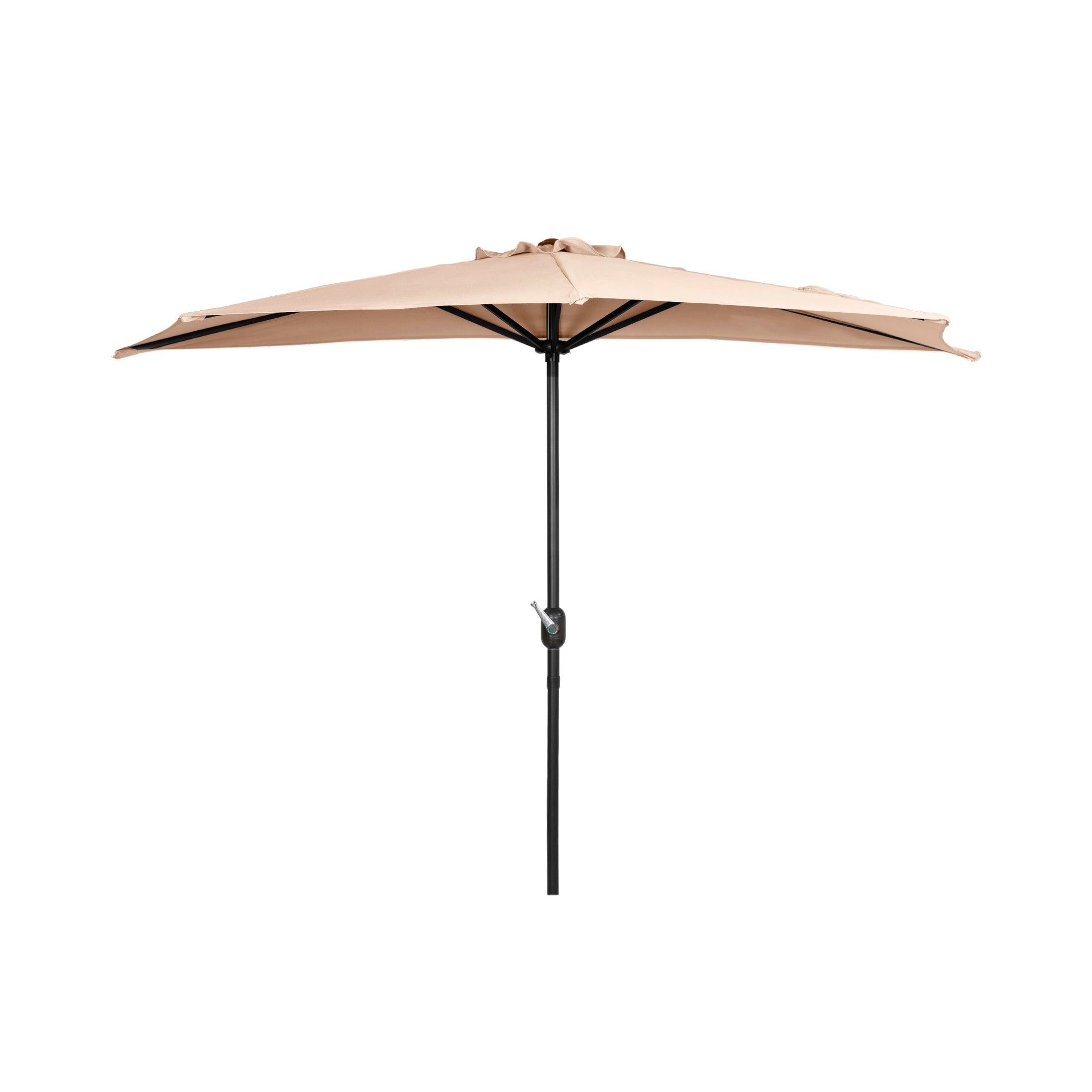 Easton 9 Ft Half Outdoor Patio Umbrella - Costaelm