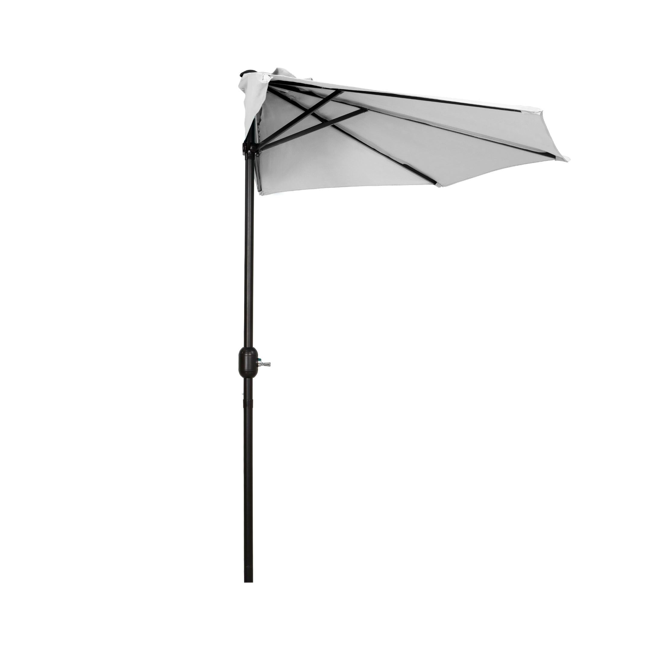 Easton 9 Ft Half Outdoor Patio Umbrella - Costaelm