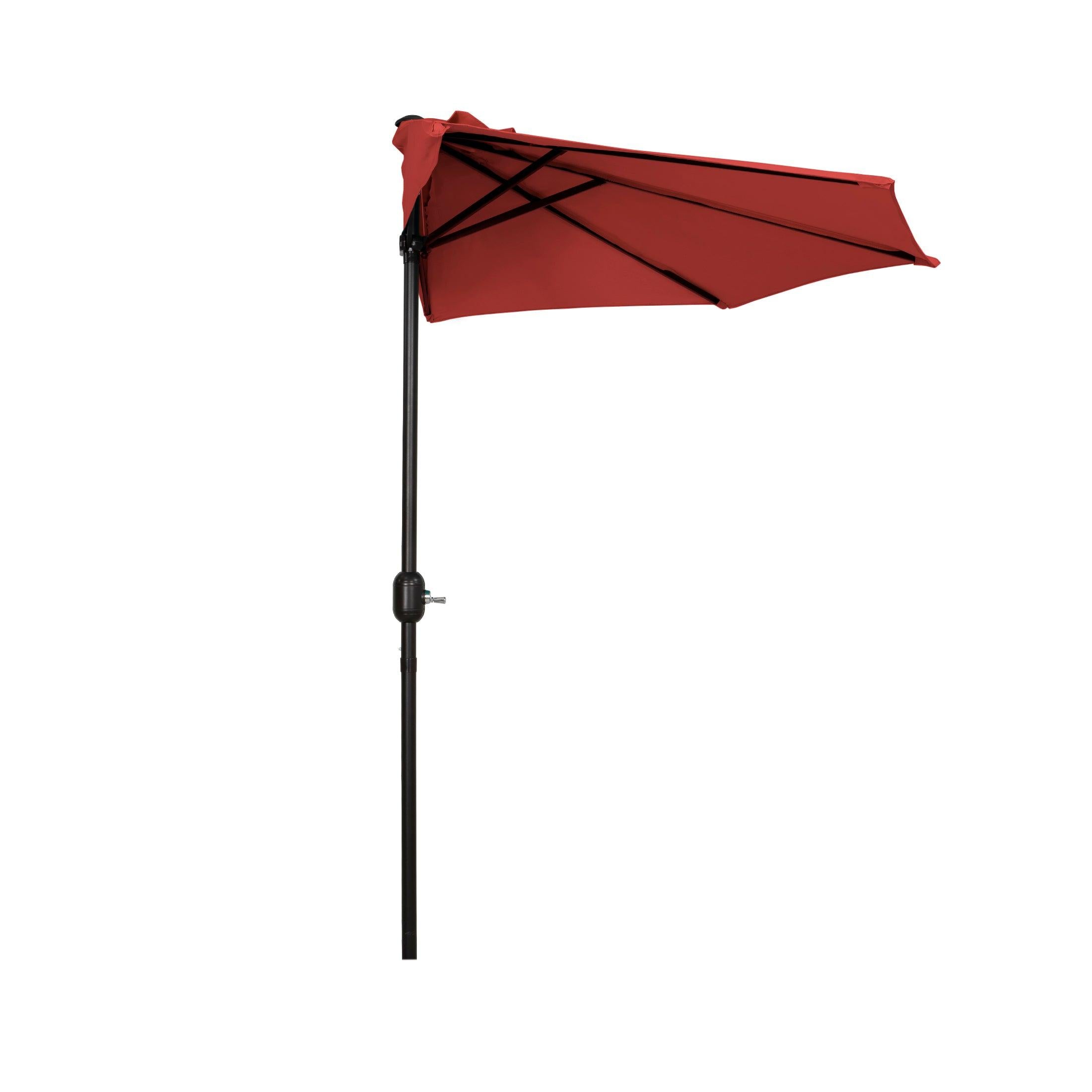 Easton 9 Ft Half Outdoor Patio Umbrella - Costaelm