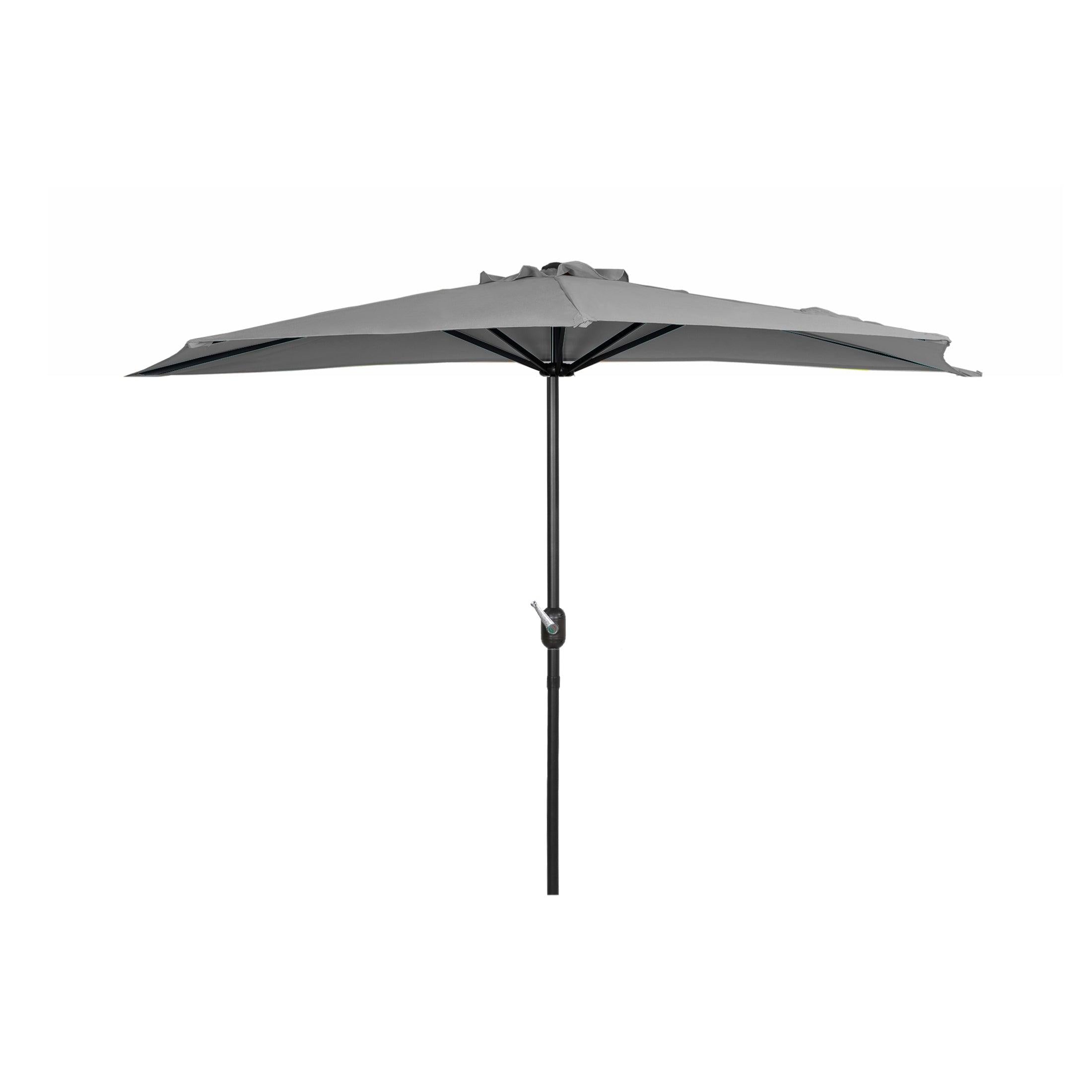 Easton 9 Ft Half Outdoor Patio Umbrella - Costaelm