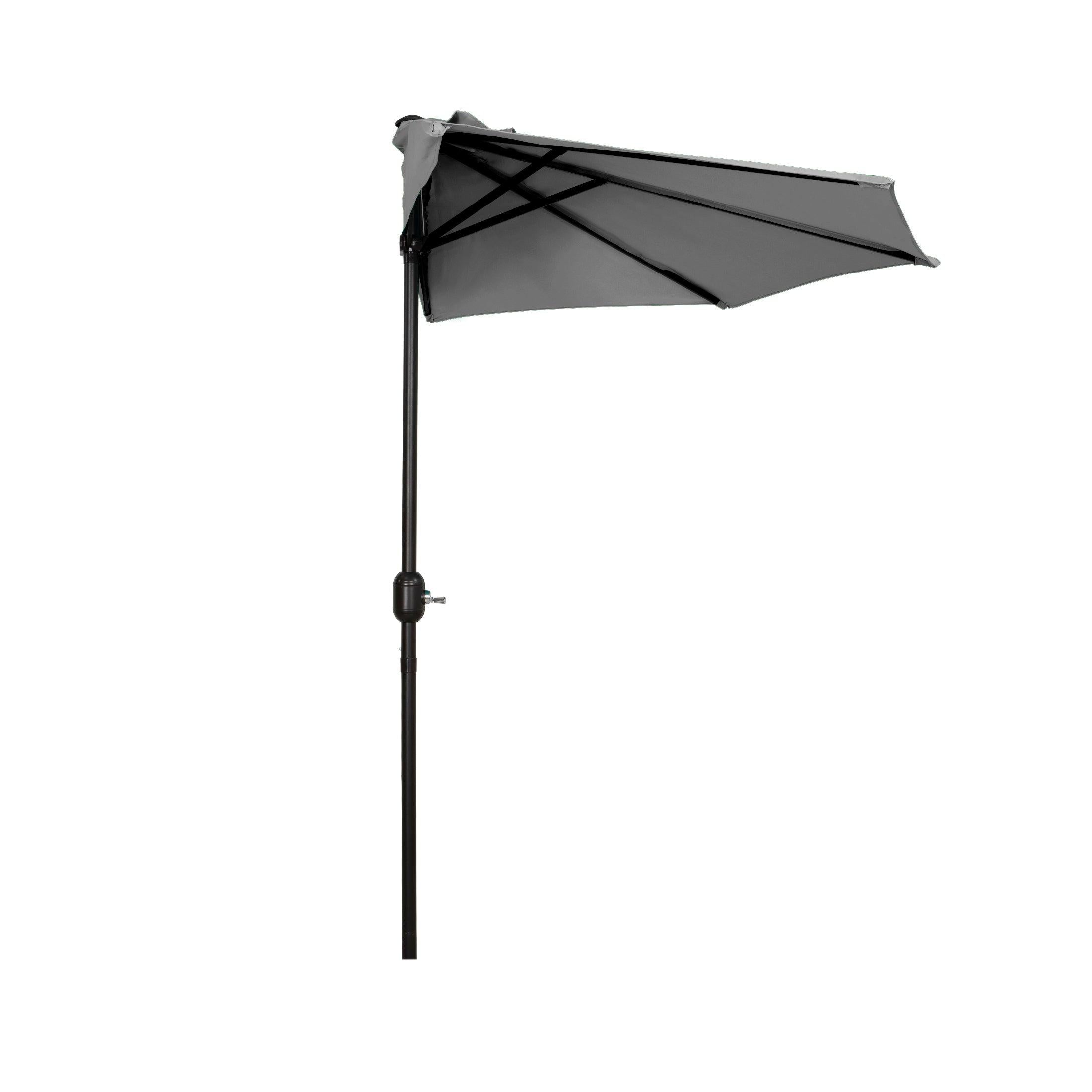 Easton 9 Ft Half Outdoor Patio Umbrella - Costaelm