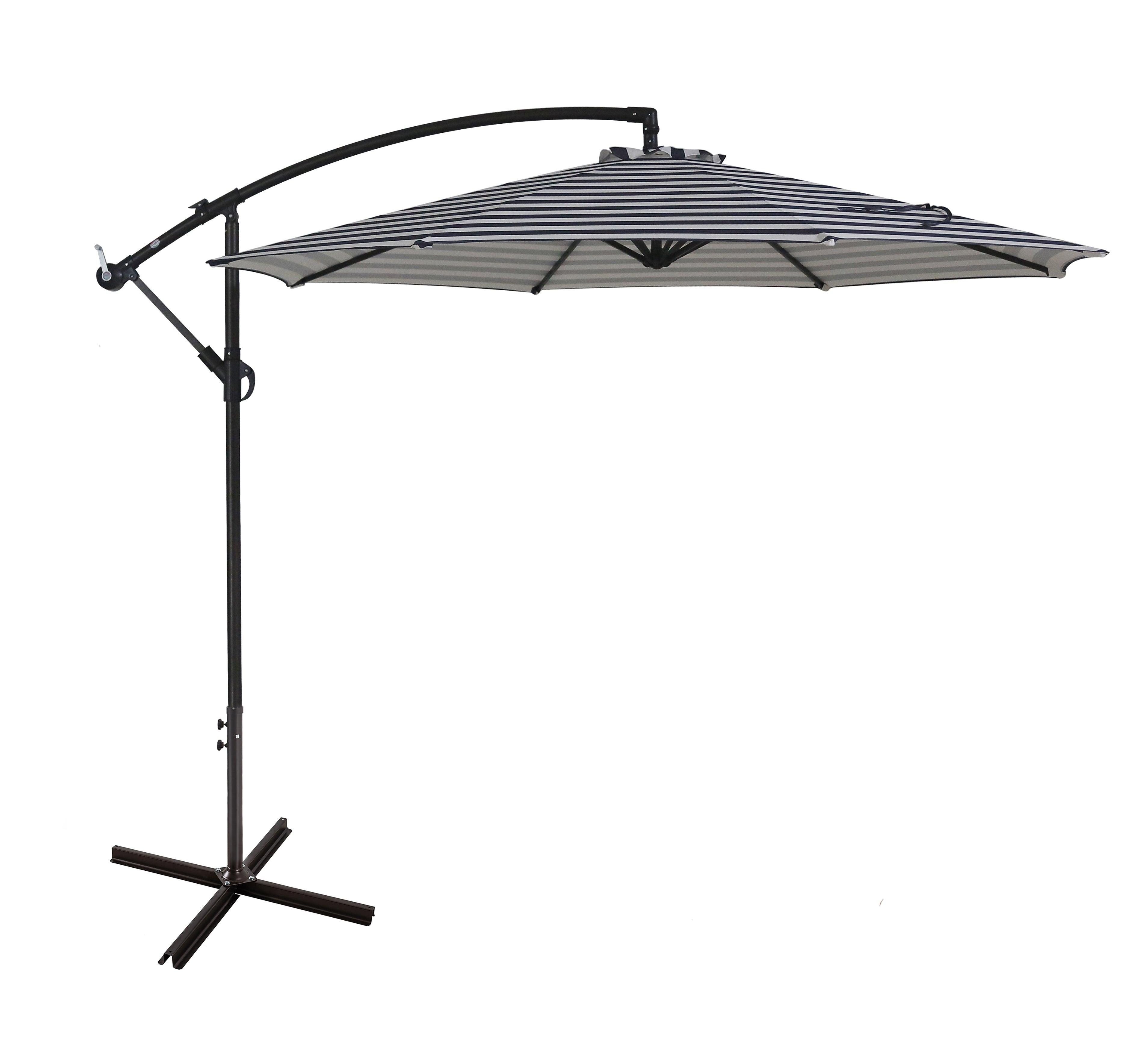 Elm 10 Ft Cantilever Offset Outdoor Patio Umbrella - Costaelm