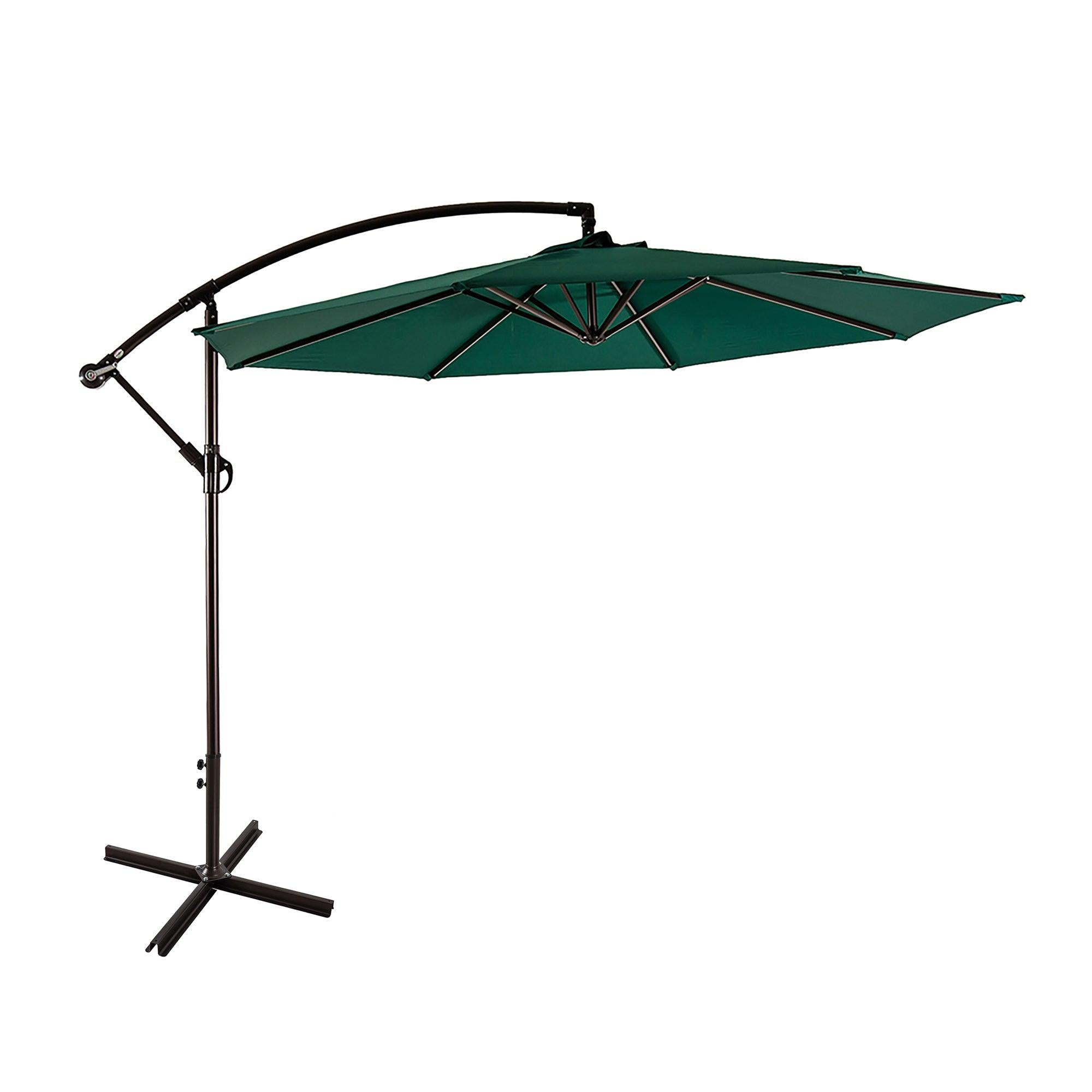 Elm 10 Ft Cantilever Offset Outdoor Patio Umbrella - Costaelm