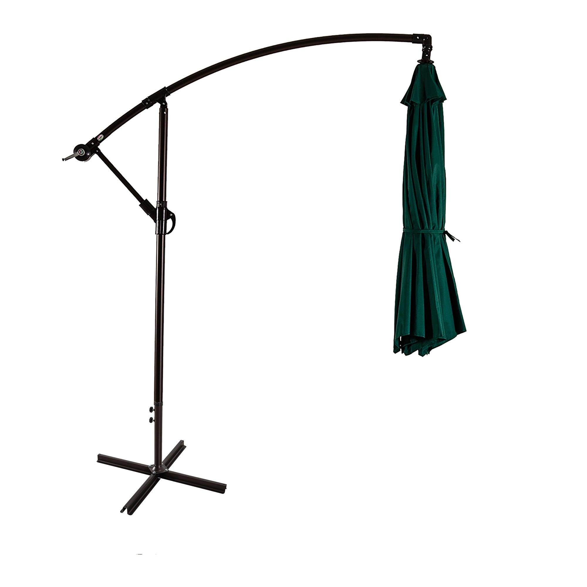 Elm 10 Ft Cantilever Offset Outdoor Patio Umbrella - Costaelm