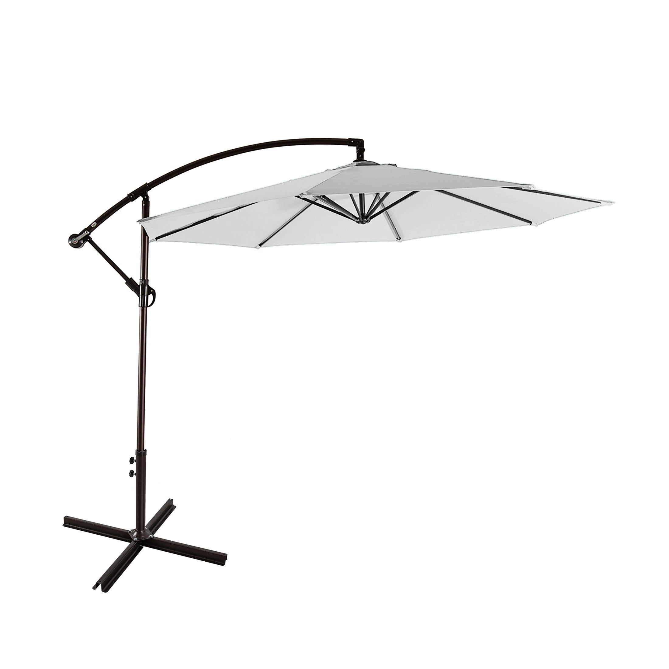 Elm 10 Ft Cantilever Offset Outdoor Patio Umbrella - Costaelm