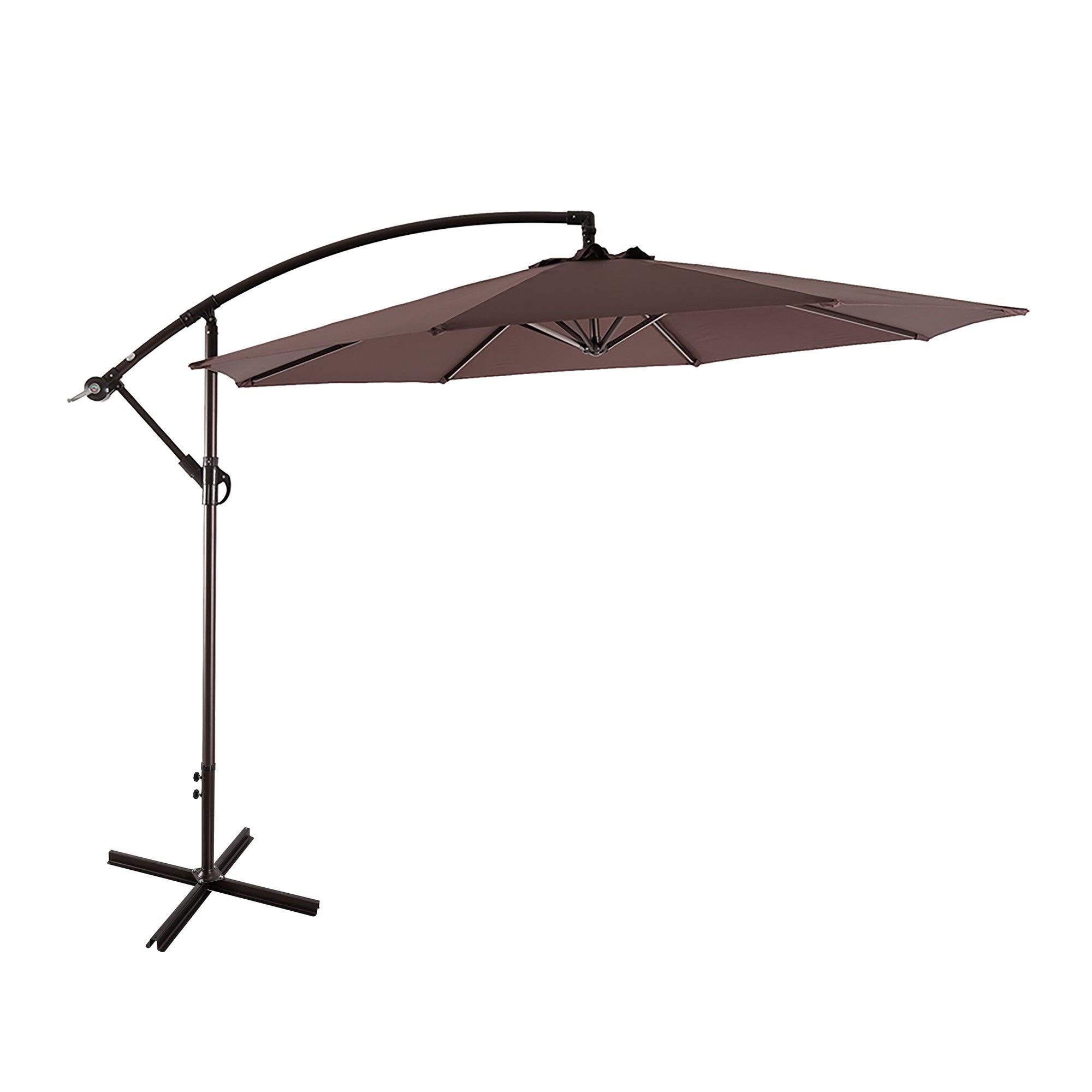 Elm 10 Ft Cantilever Offset Outdoor Patio Umbrella - Costaelm