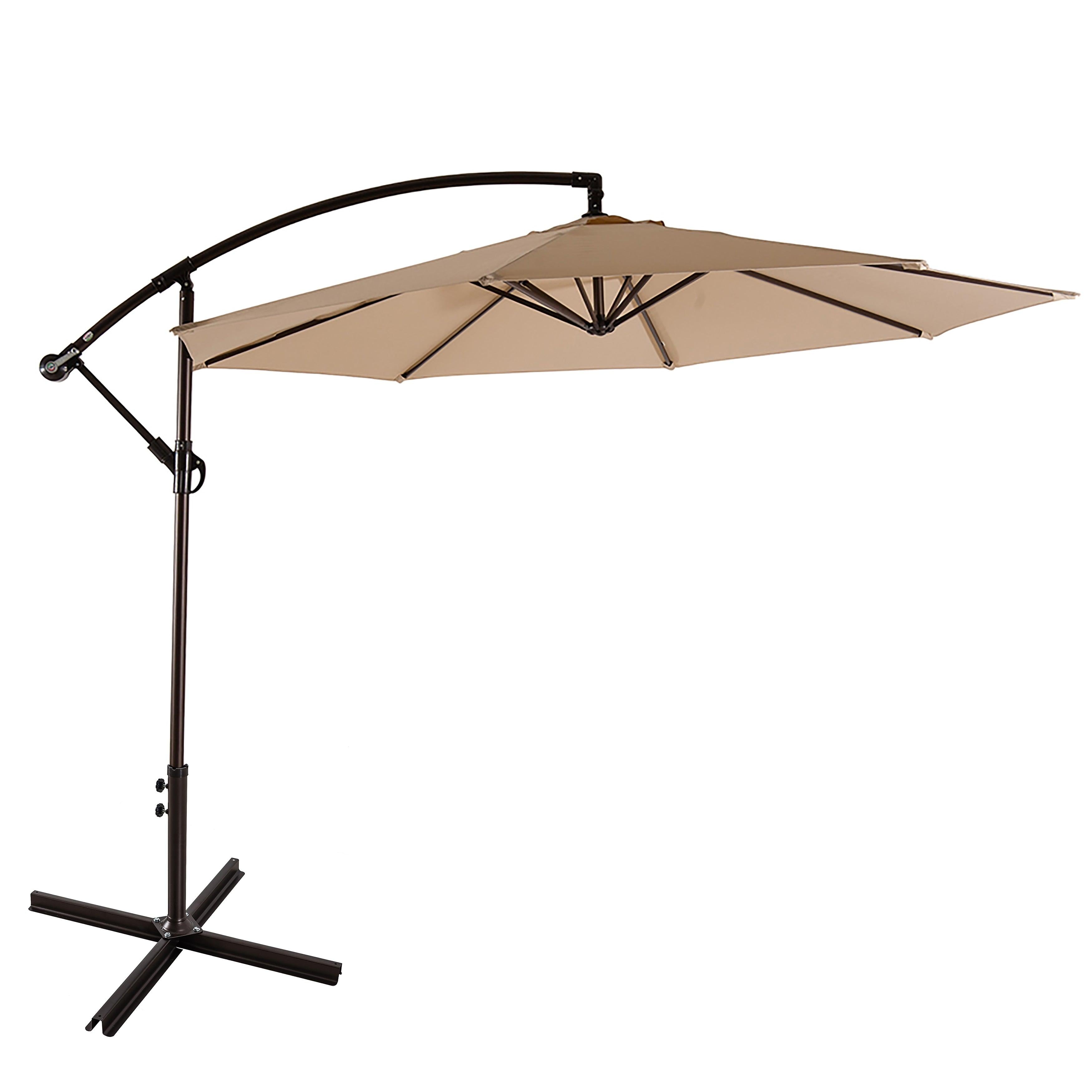 Elm 10 Ft Cantilever Offset Outdoor Patio Umbrella - Costaelm