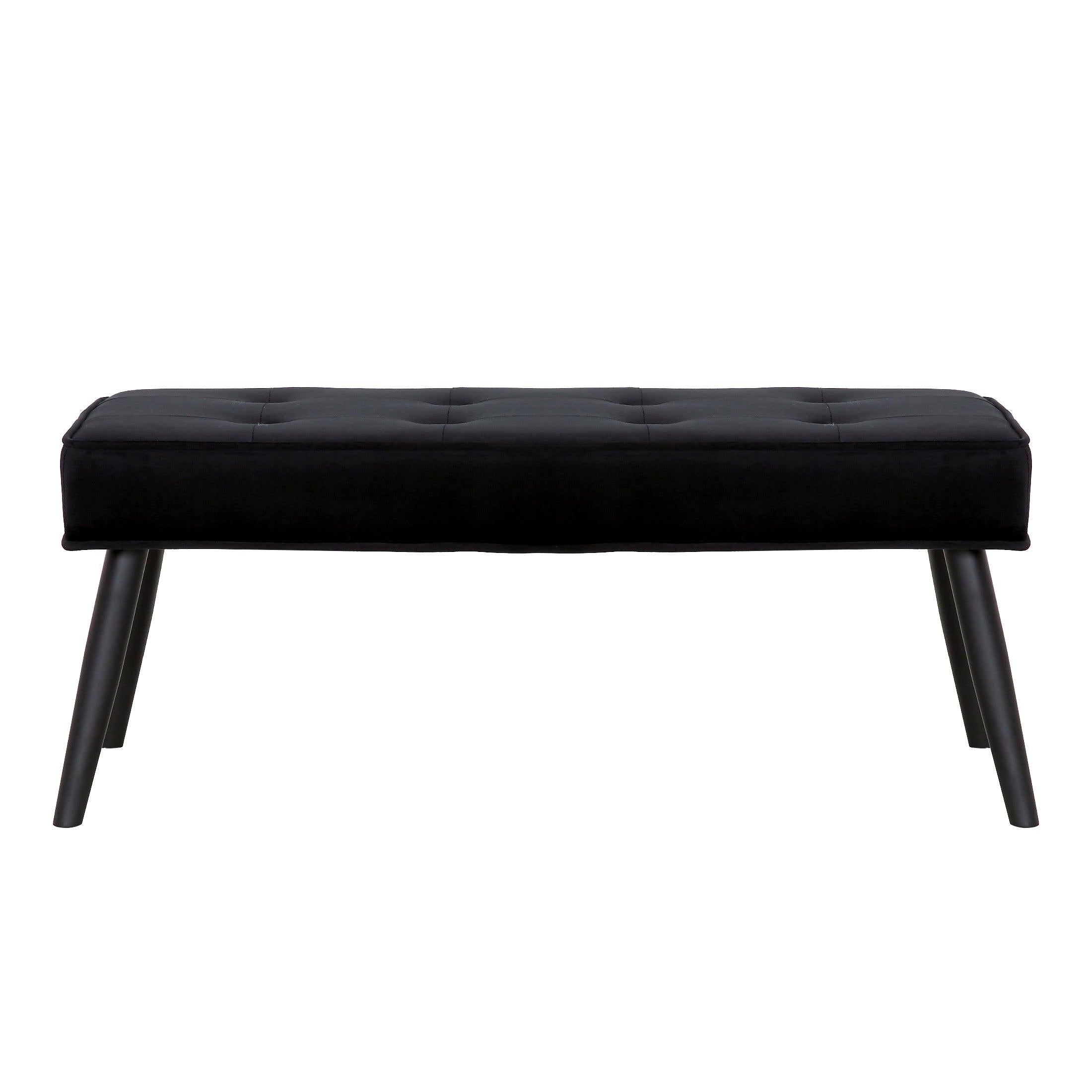 Hank Tufted Velvet Upholstered Bench - Costaelm