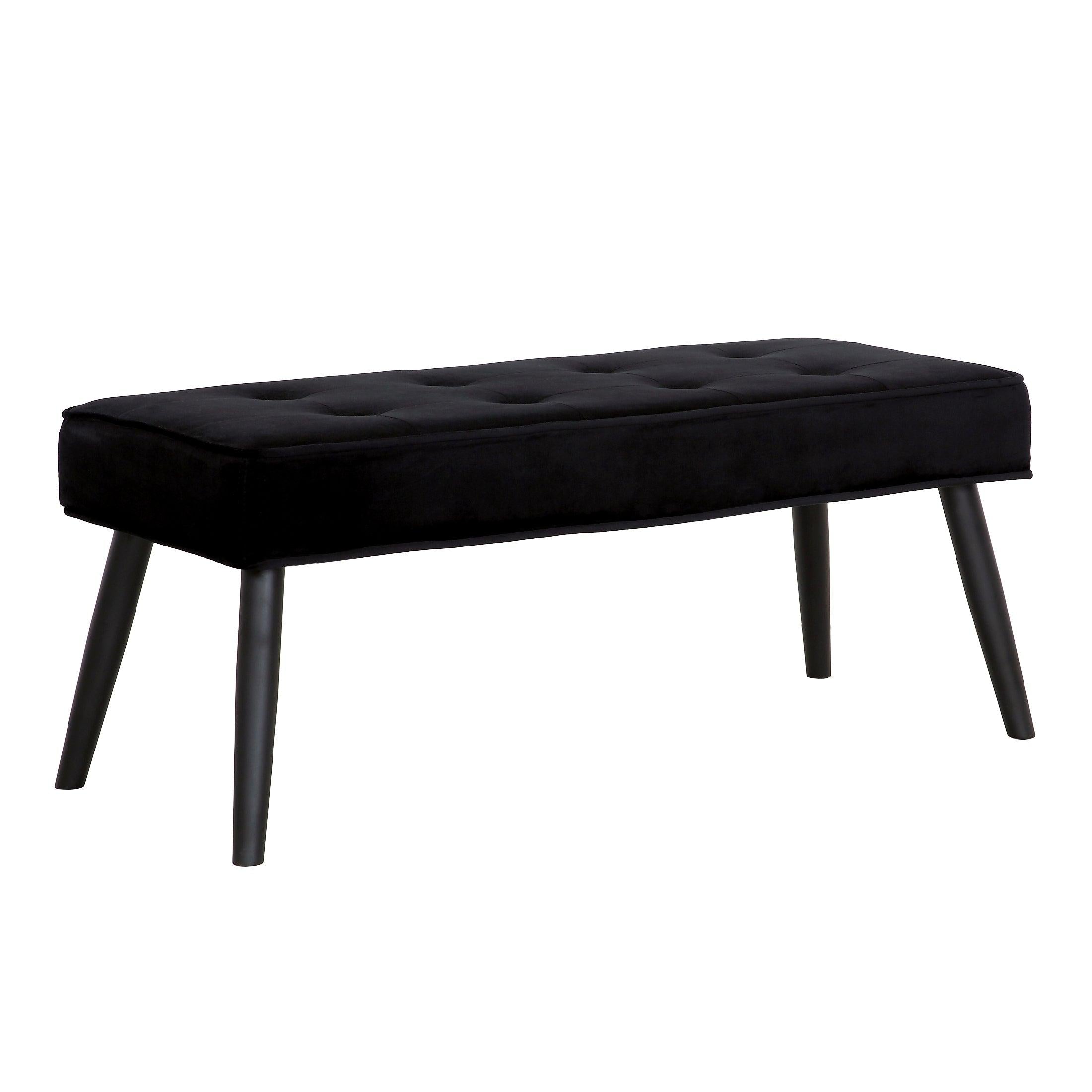 Hank Tufted Velvet Upholstered Bench - Costaelm