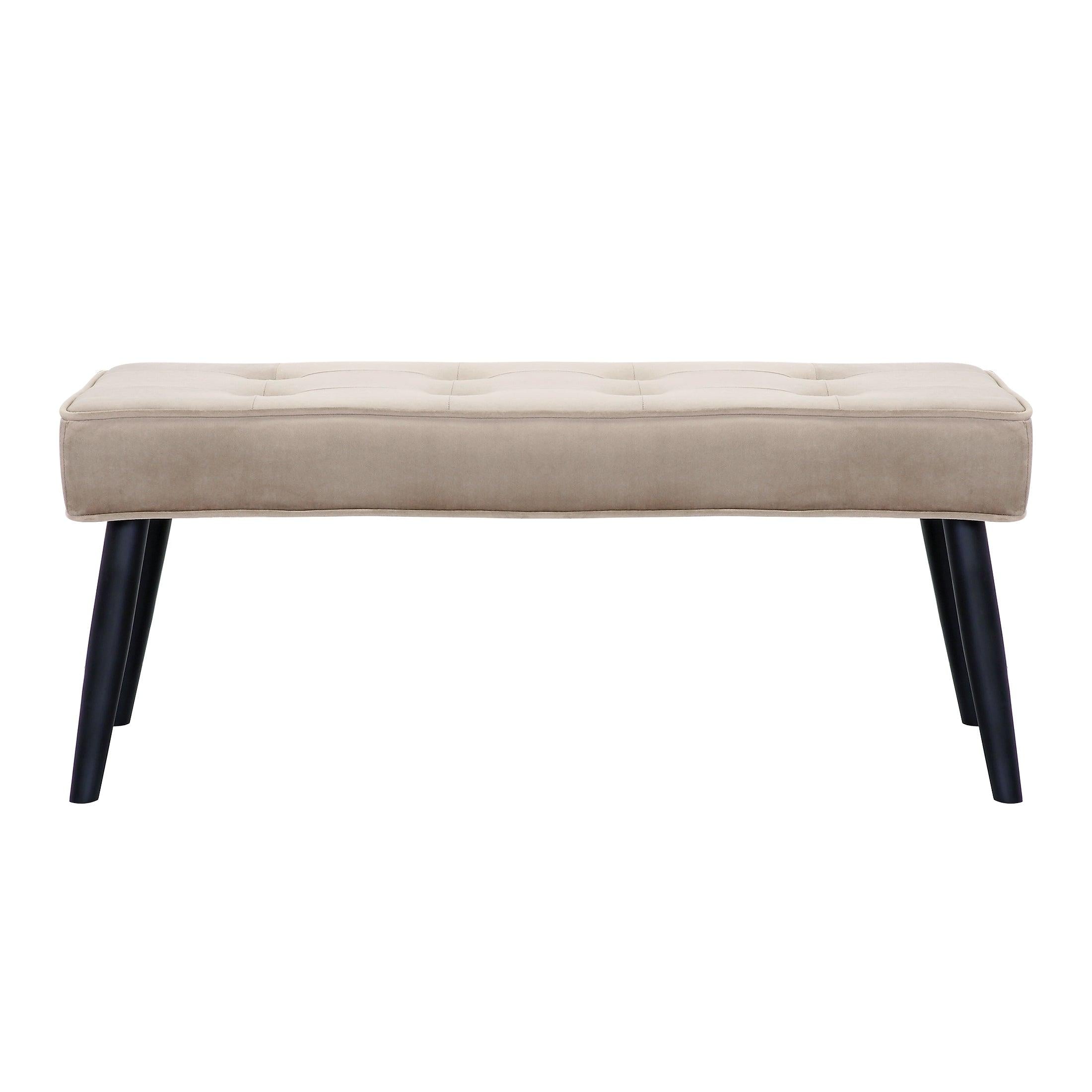 Hank Tufted Velvet Upholstered Bench - Costaelm