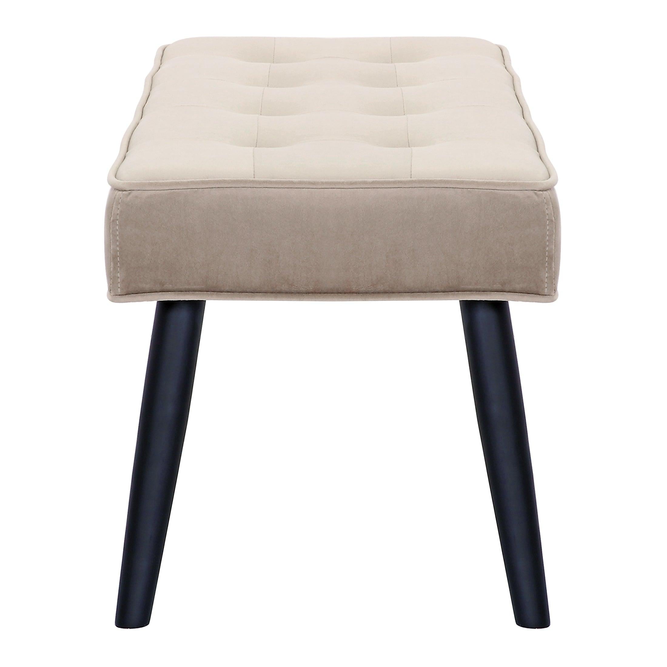 Hank Tufted Velvet Upholstered Bench - Costaelm