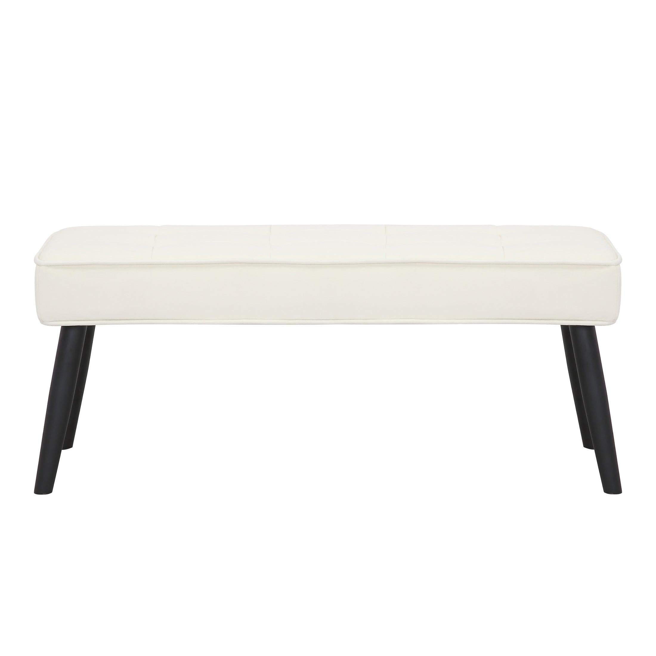 Hank Tufted Velvet Upholstered Bench - Costaelm