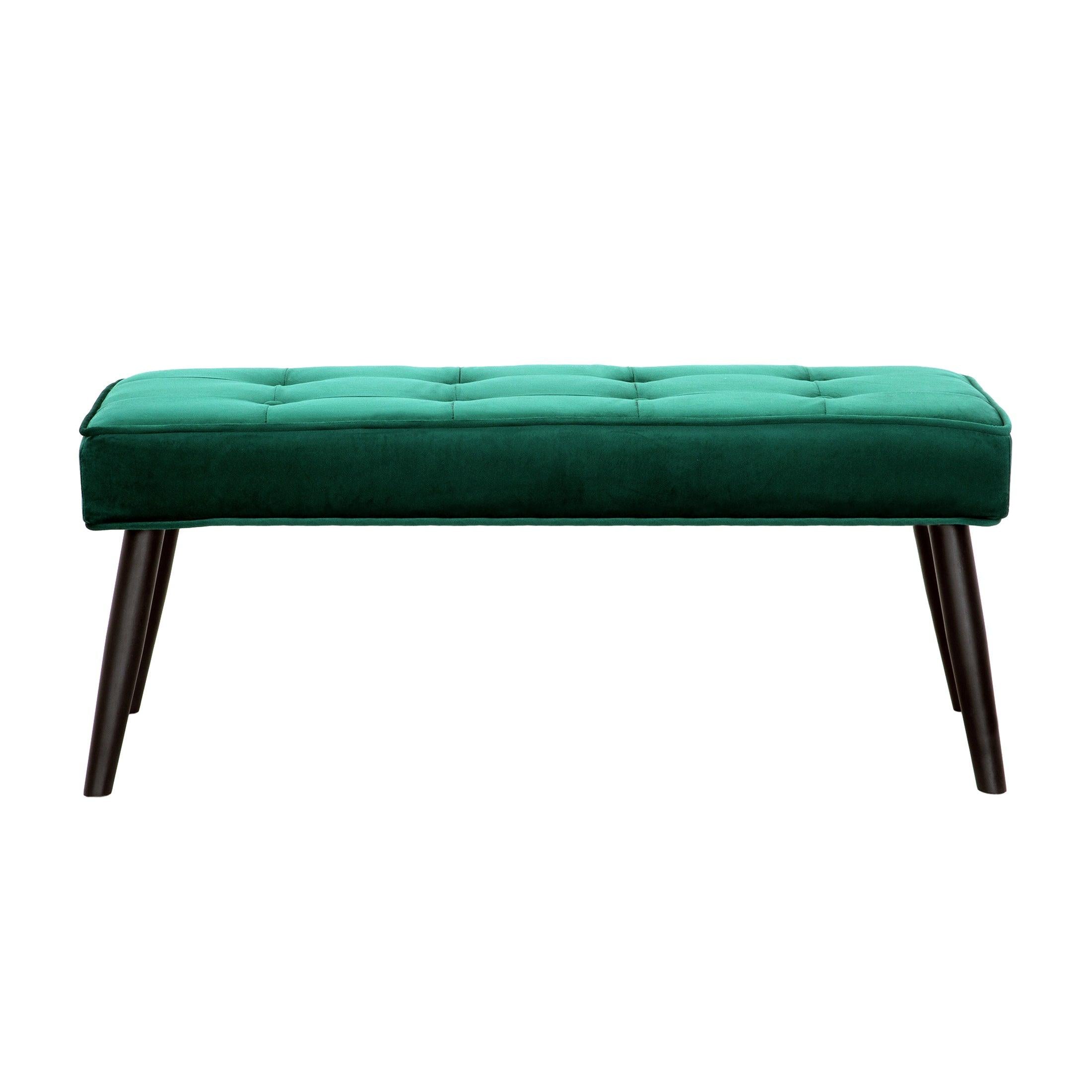 Hank Tufted Velvet Upholstered Bench - Costaelm