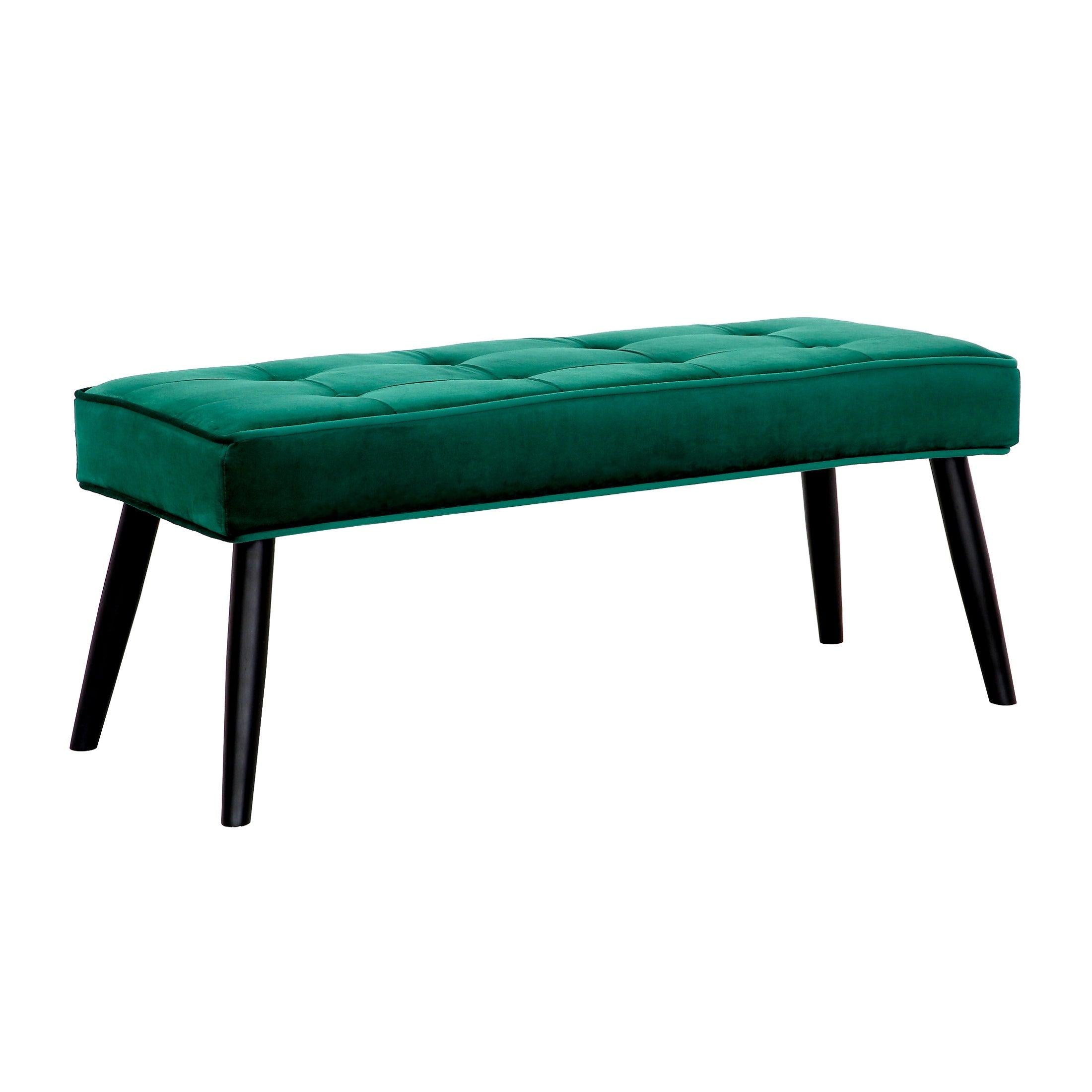 Hank Tufted Velvet Upholstered Bench - Costaelm