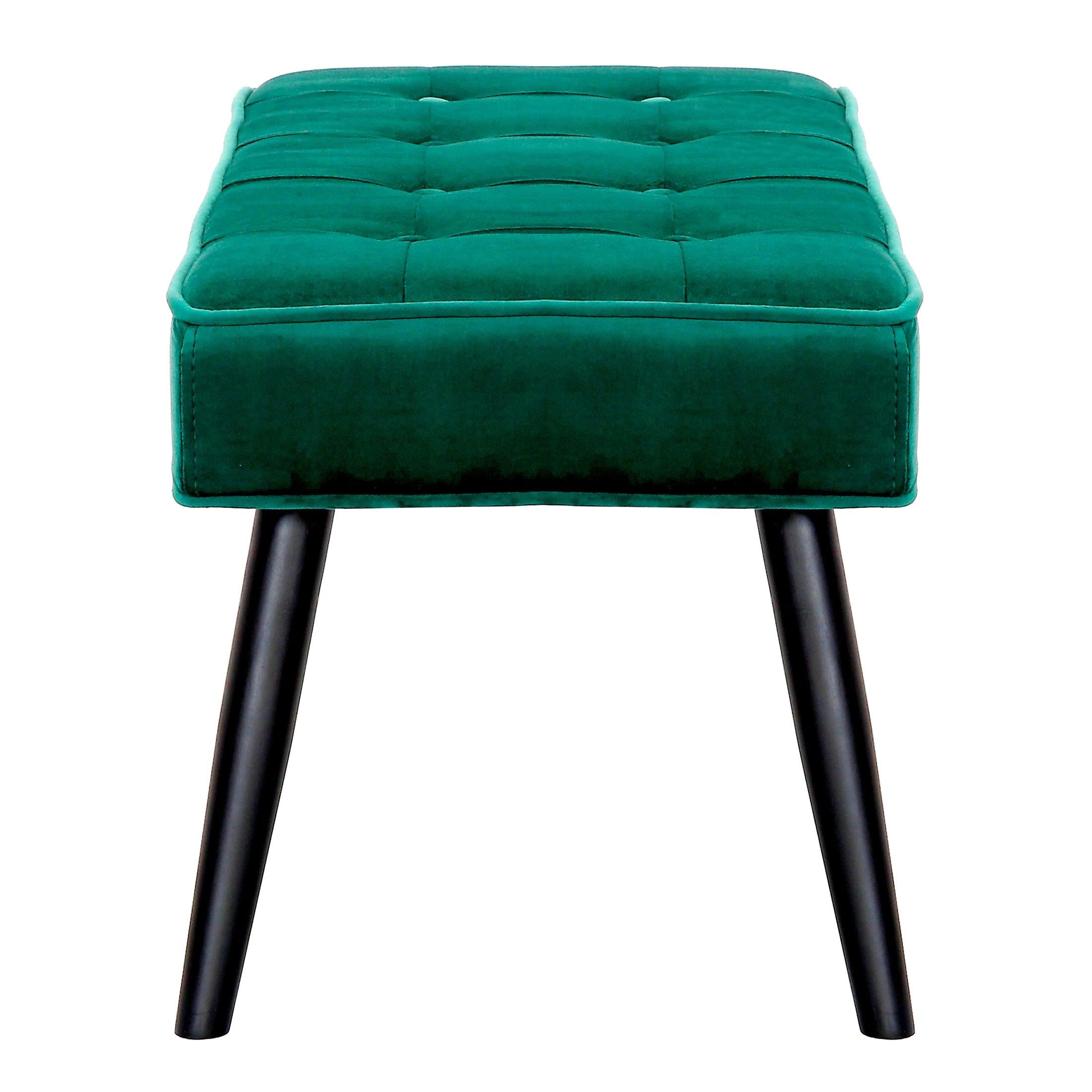 Hank Tufted Velvet Upholstered Bench - Costaelm