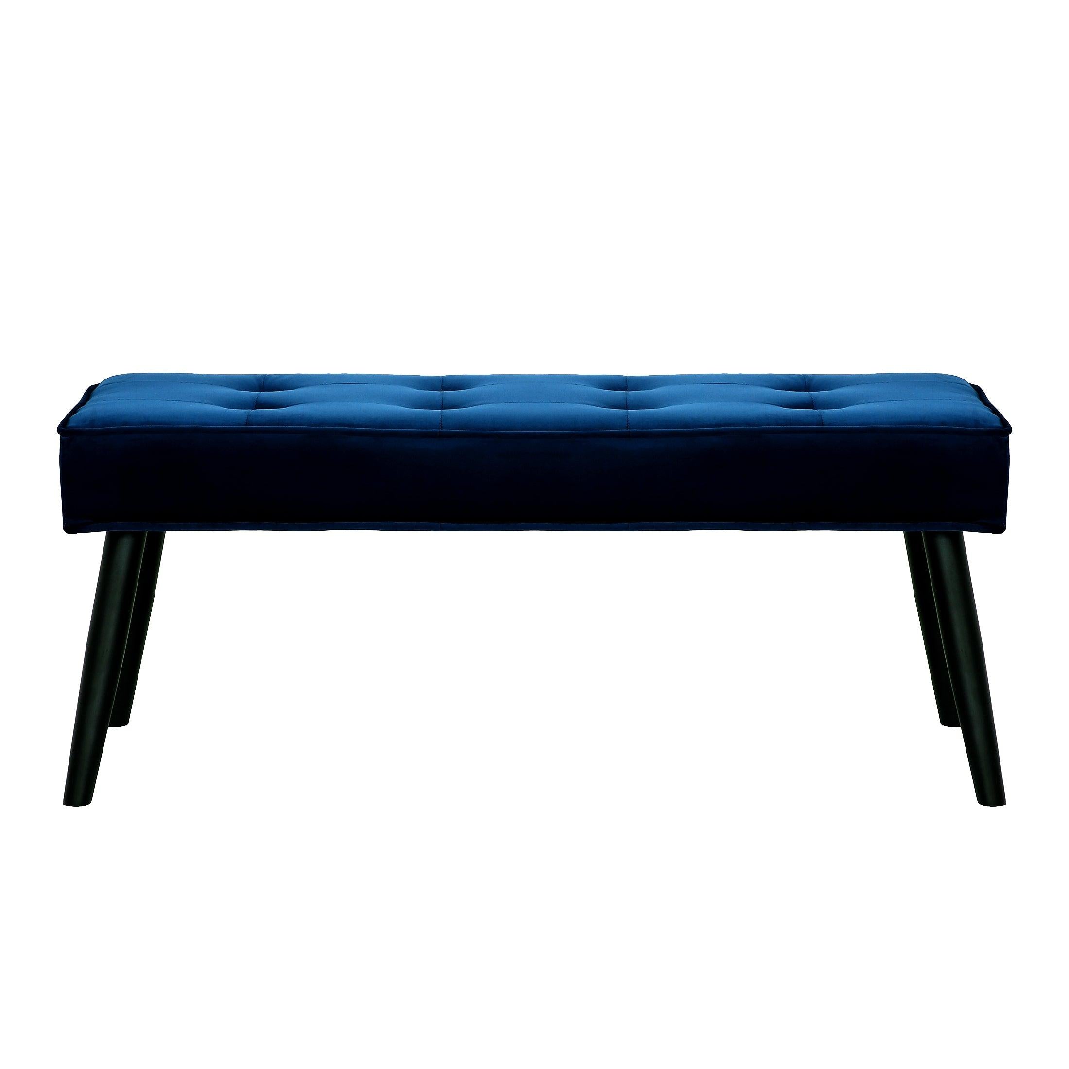 Hank Tufted Velvet Upholstered Bench - Costaelm