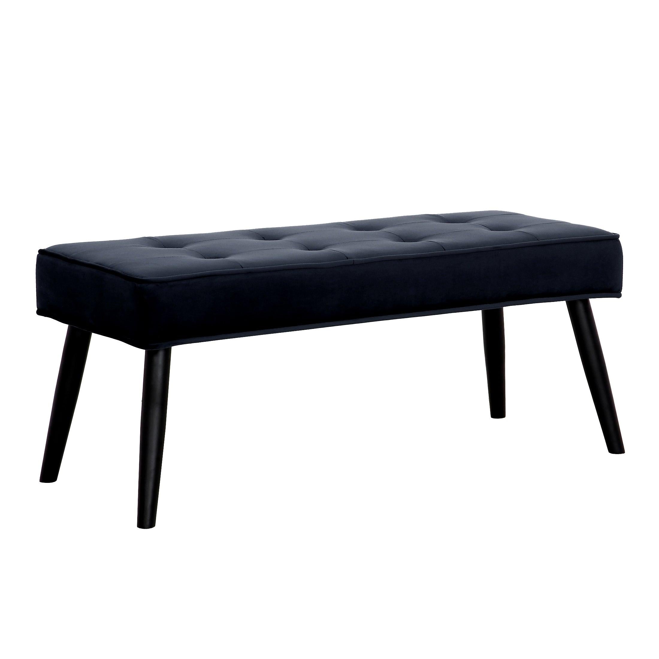 Hank Tufted Velvet Upholstered Bench - Costaelm