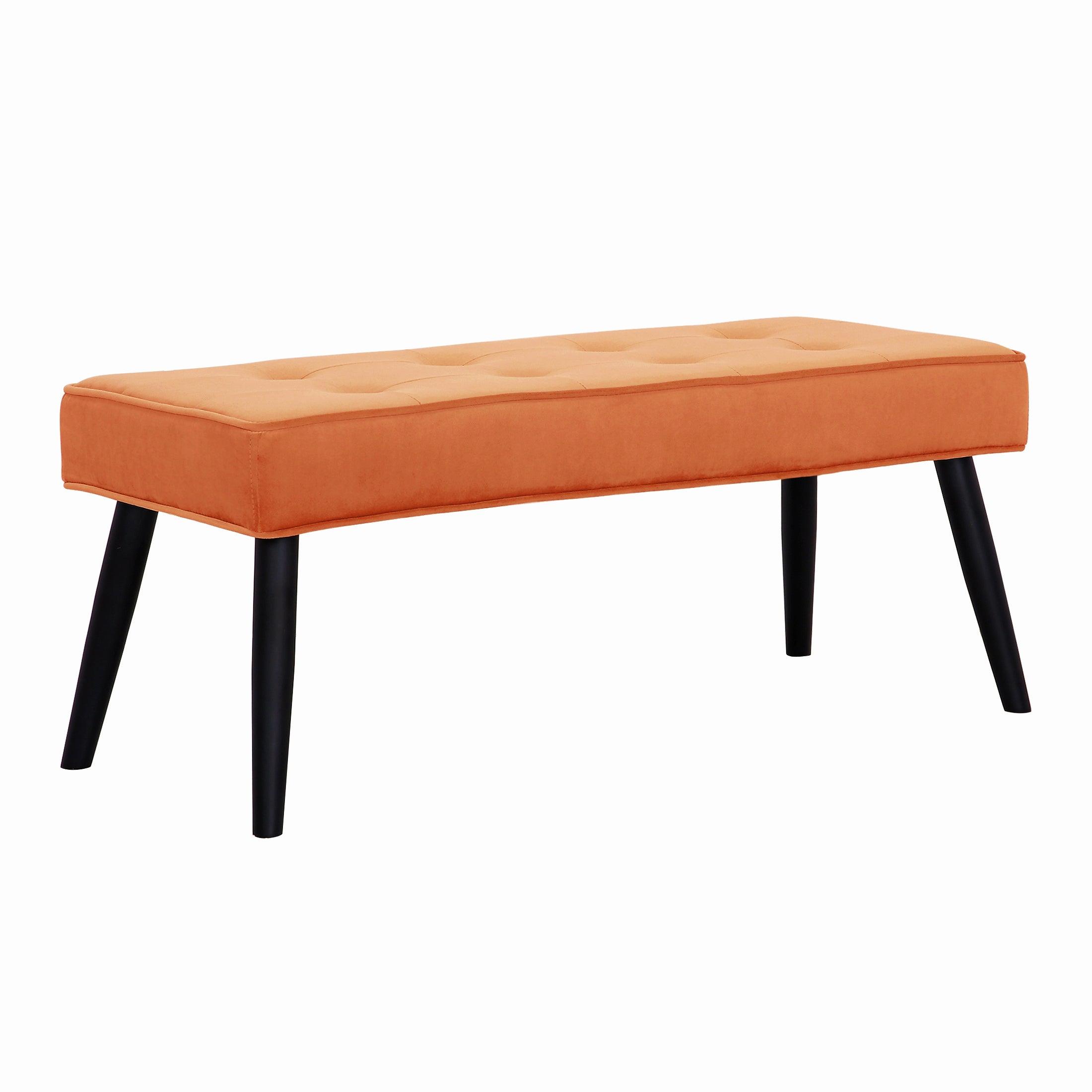 Alaia Tufted Velvet Upholstered Bench - Costaelm