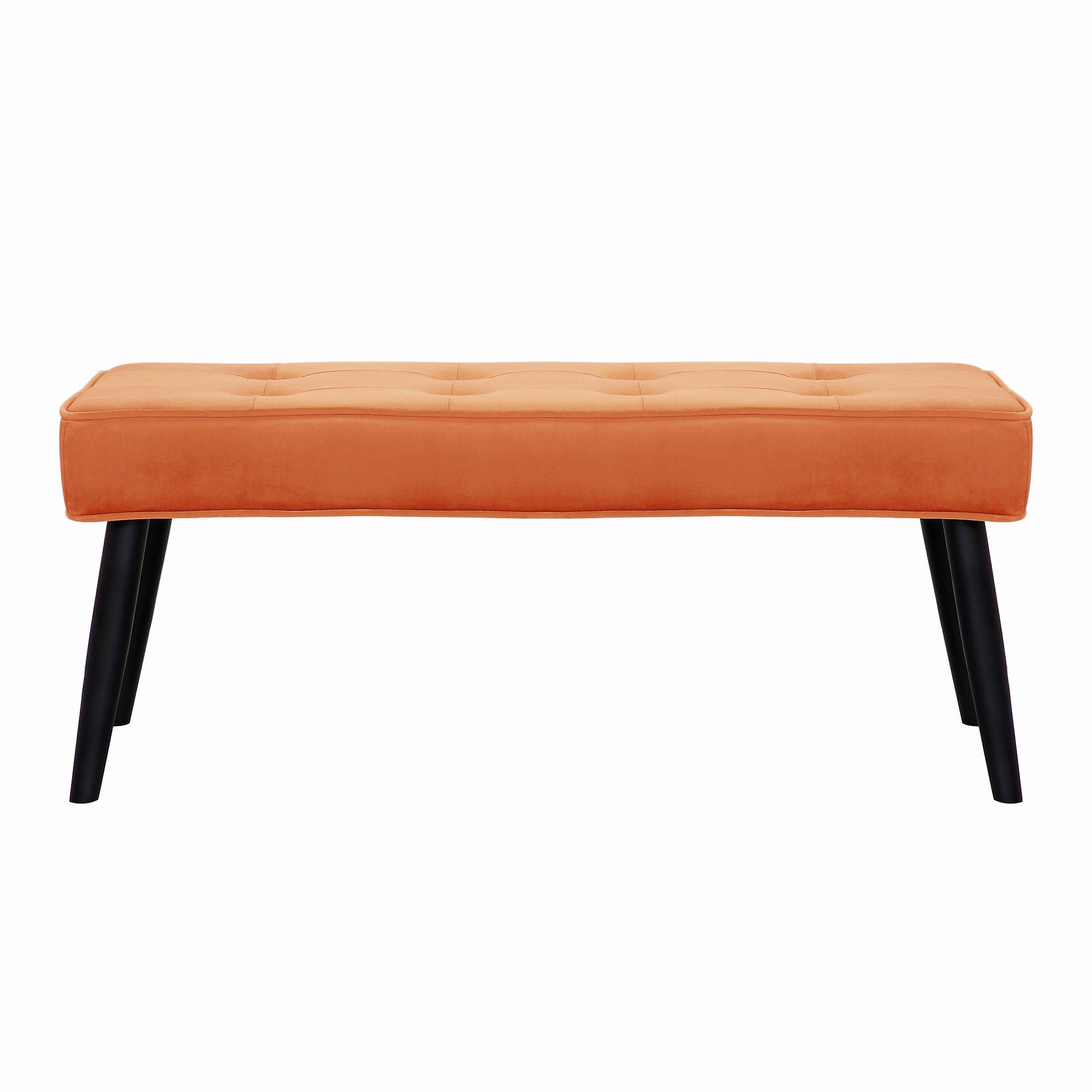 Alaia Tufted Velvet Upholstered Bench - Costaelm