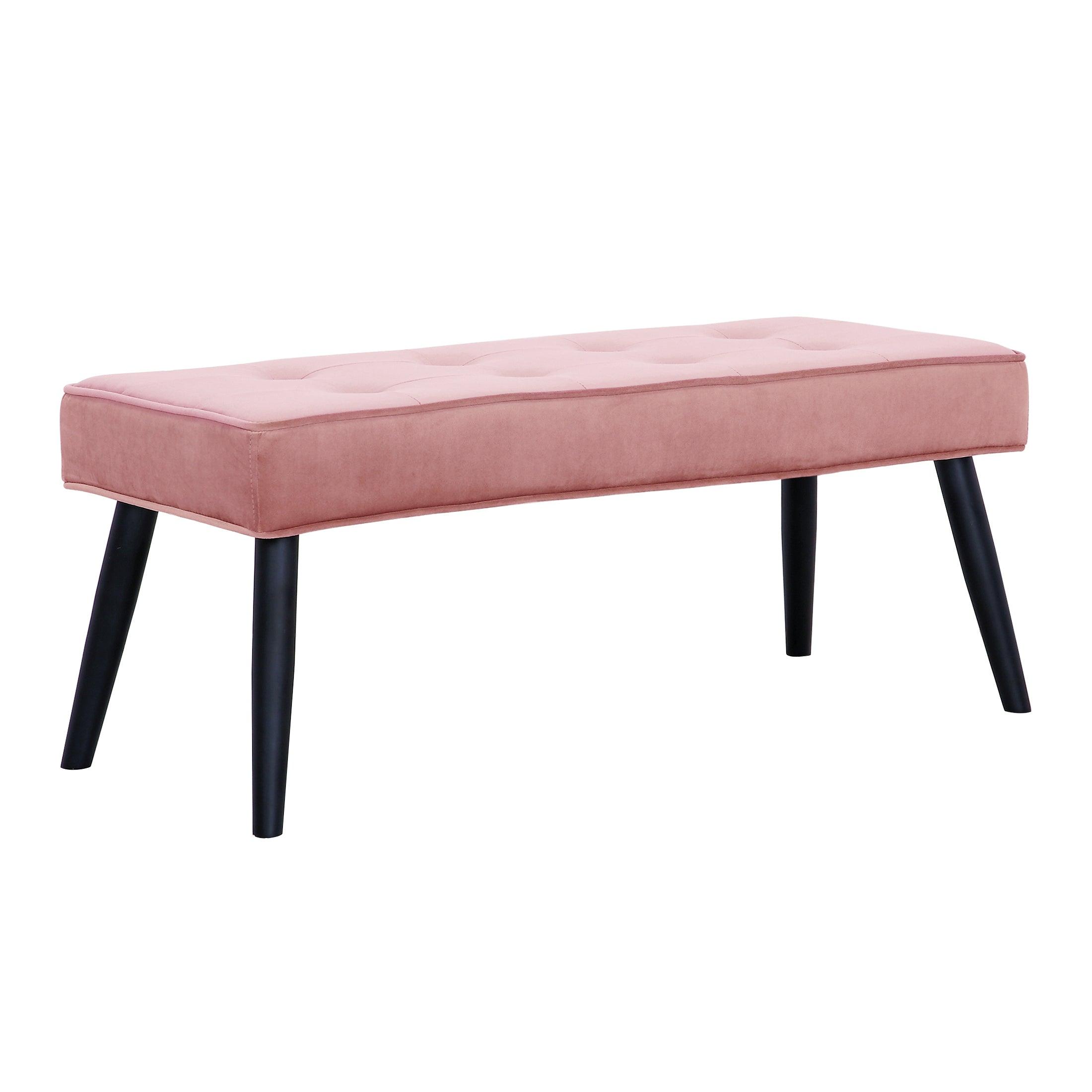 Alaia Tufted Velvet Upholstered Bench - Costaelm