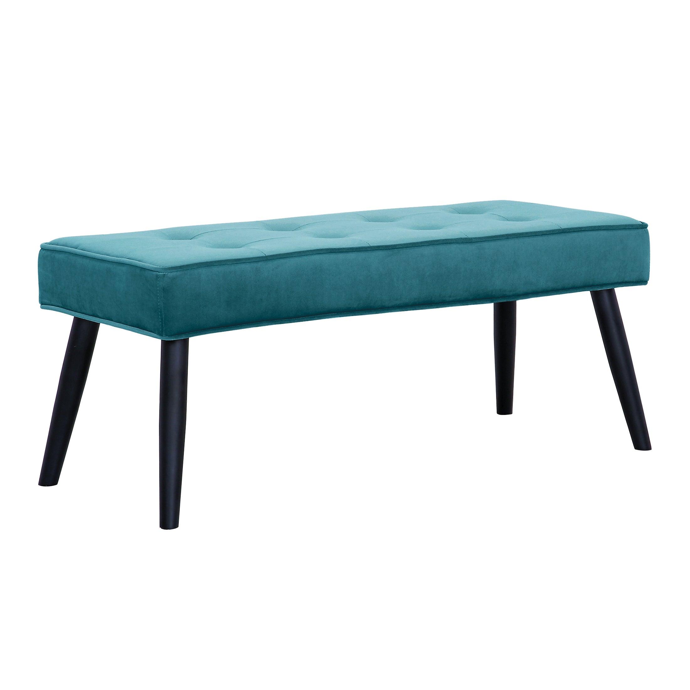 Alaia Tufted Velvet Upholstered Bench - Costaelm