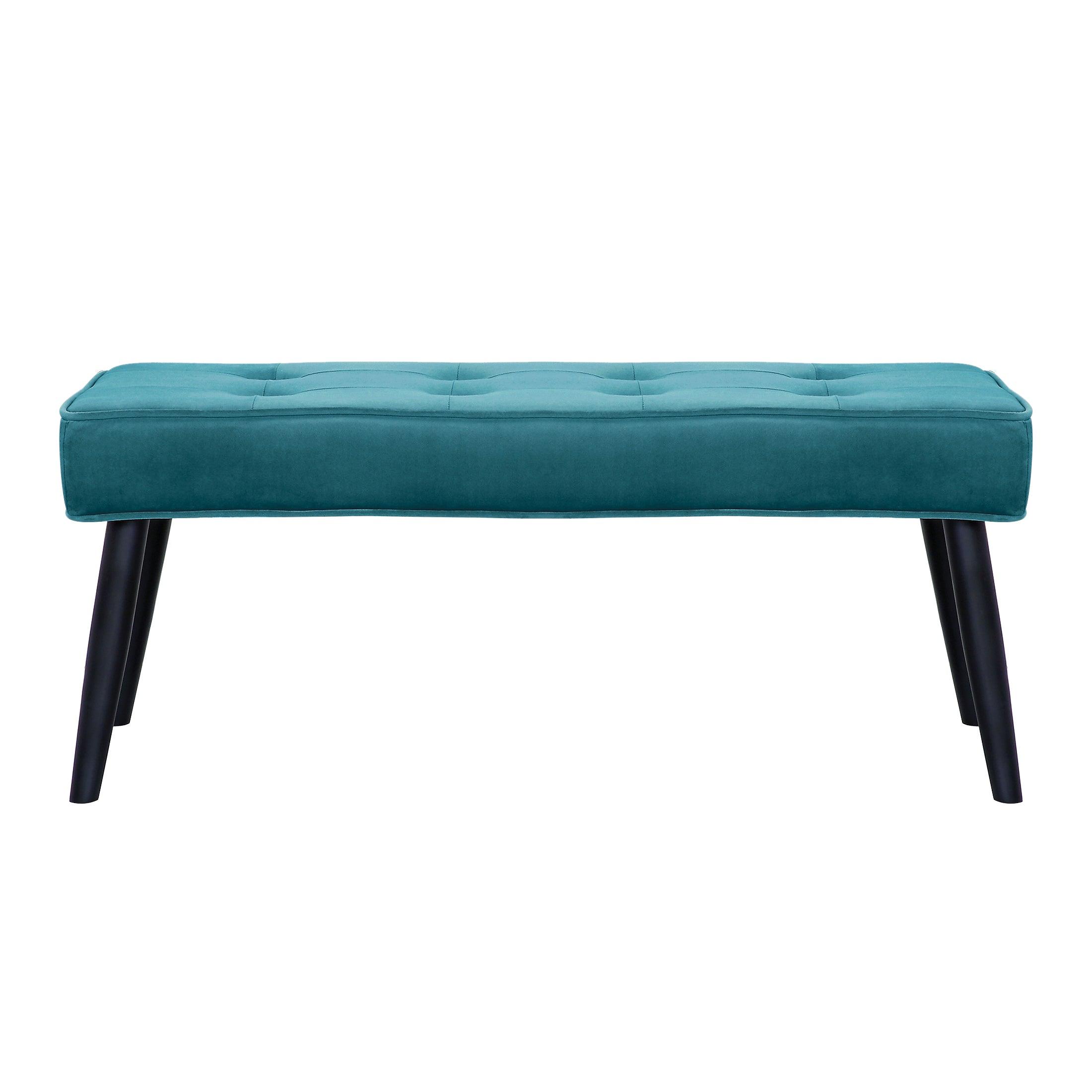 Alaia Tufted Velvet Upholstered Bench - Costaelm